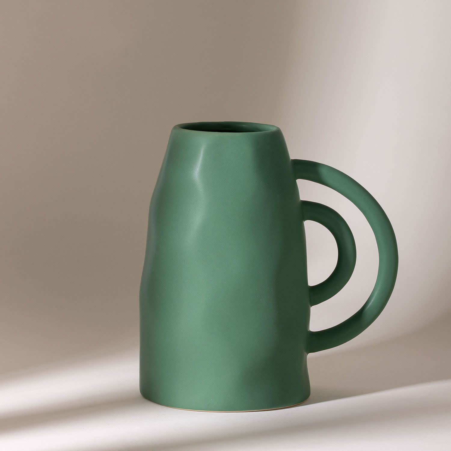 Sentio Πήλινο Πράσινο Βάζο New Life