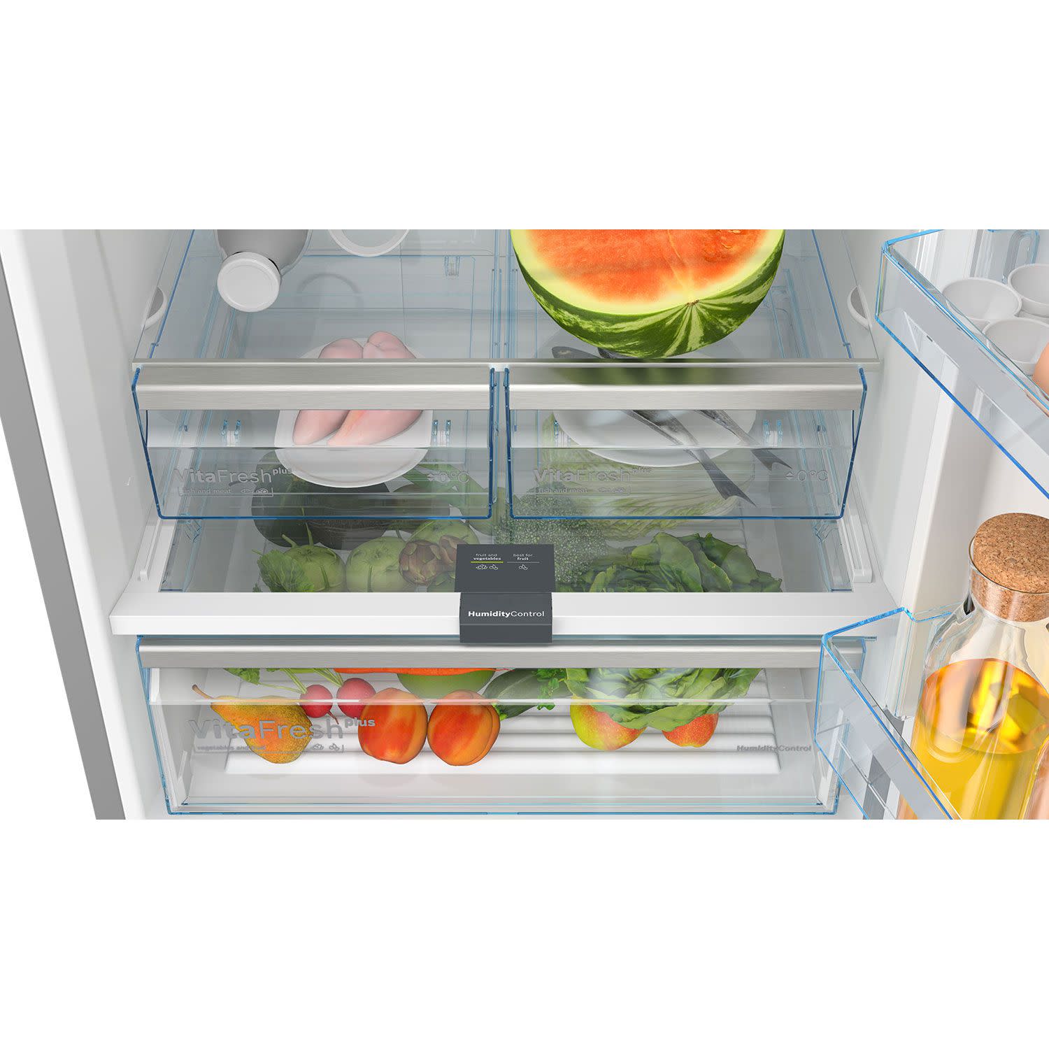 Κάνε κλικ για να δεις την εικόνα 5 του Bosch KGN76AXDR Ψυγειοκαταψύκτης Brushed black steel antifinger