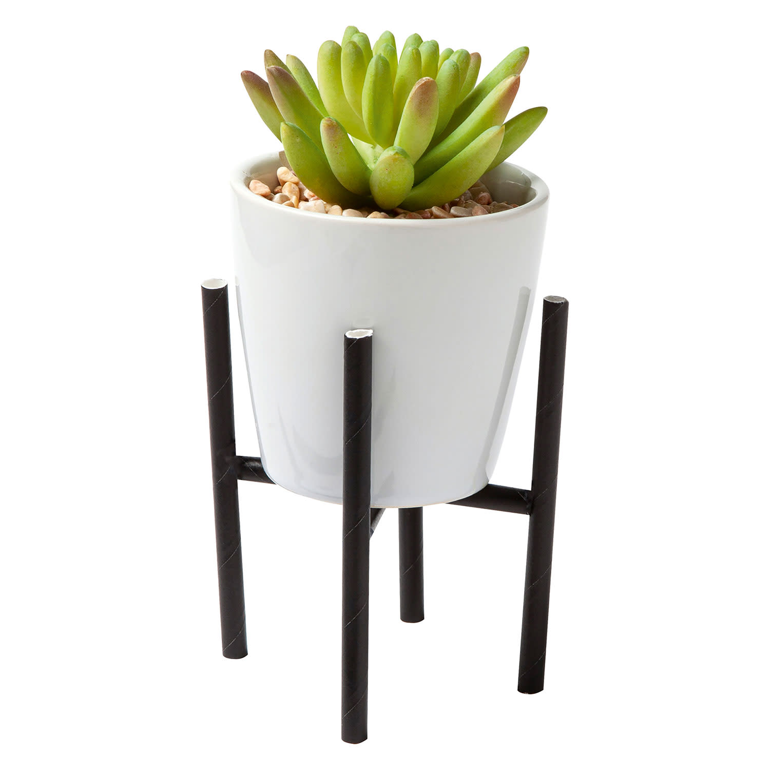 Εικόνα 3 του Folia Χάρτινα Καλαμάκια Χειροτεχνίας Μαύρα 25τεμ.