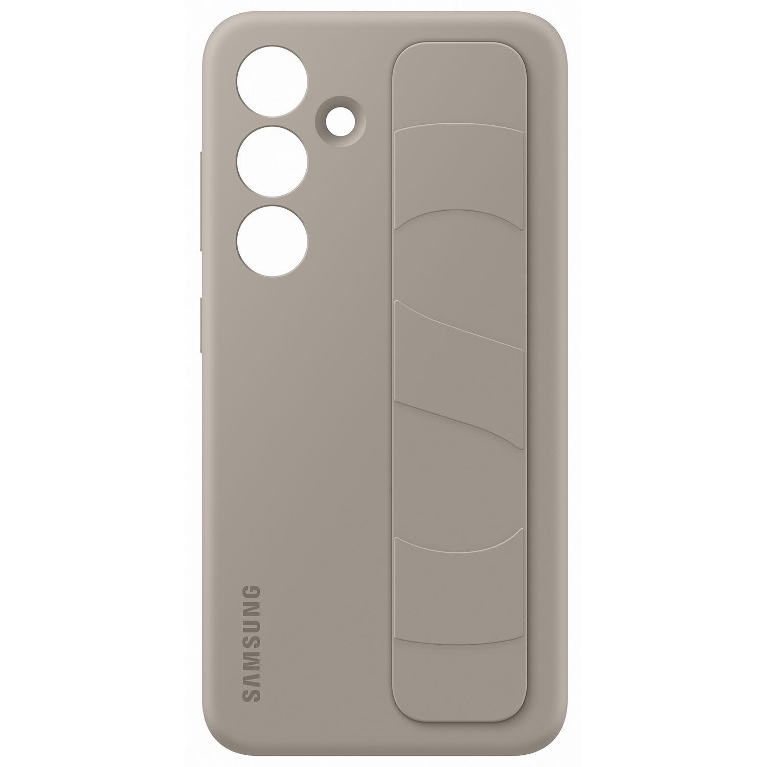Εικόνα 4 του Samsung Θήκη Back Cover για Samsung Galaxy S24 Σιλικόνης με Grip, Taupe