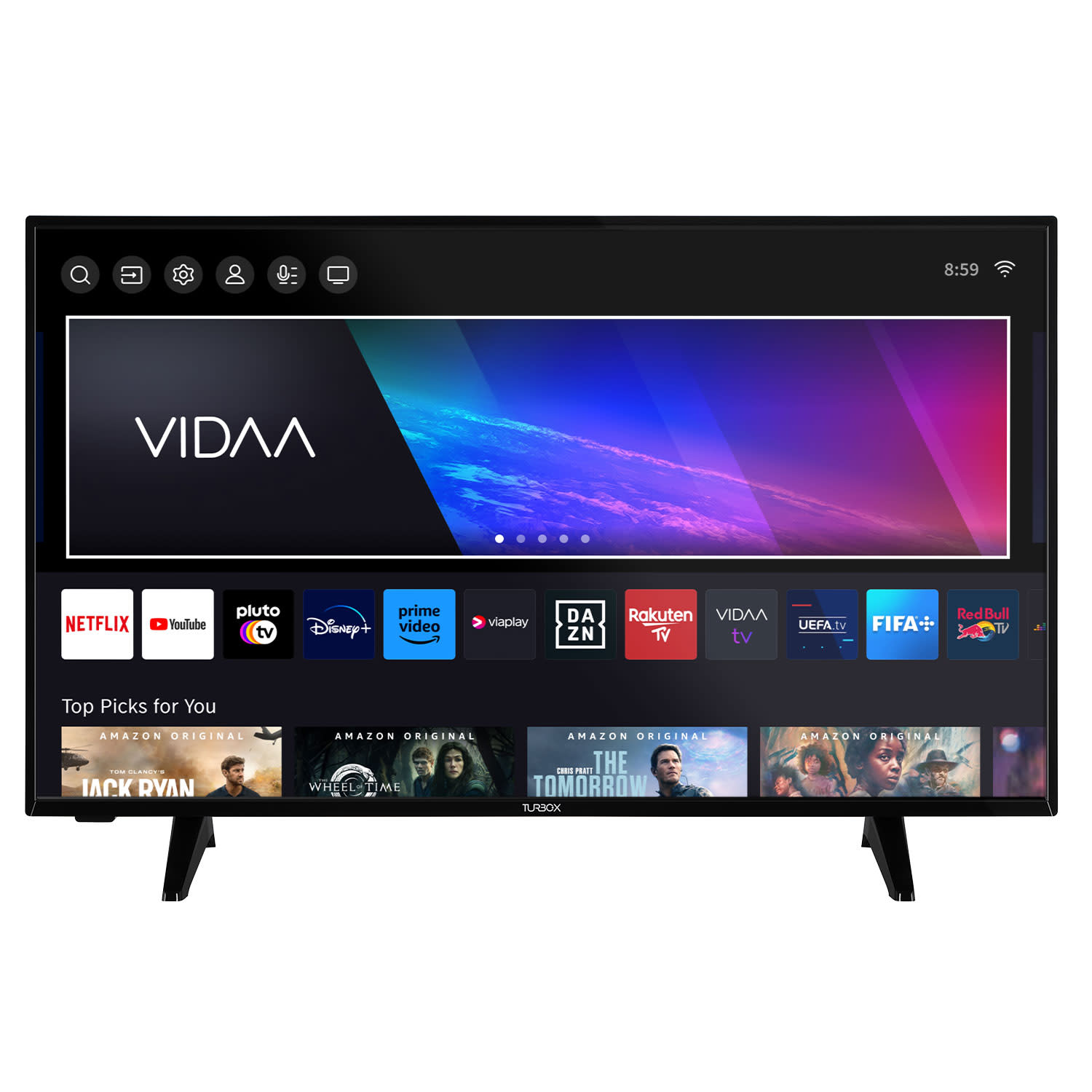 Κάνε κλικ για να δεις την εικόνα 2 του Turbo-X Full HD Smart TV 40" TXV-S4075