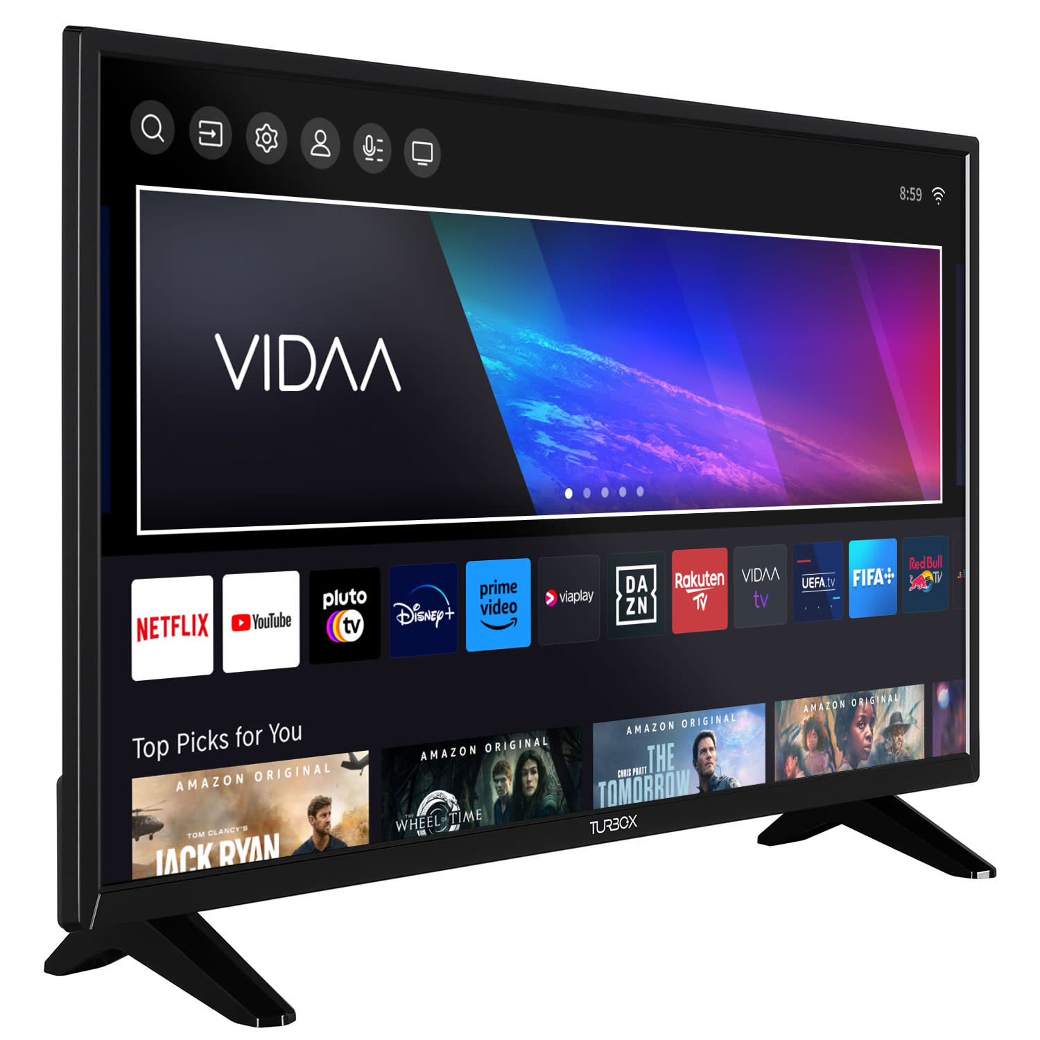 Κάνε κλικ για να δεις την εικόνα 3 του Turbo-X Full HD Smart TV 40" TXV-S4075