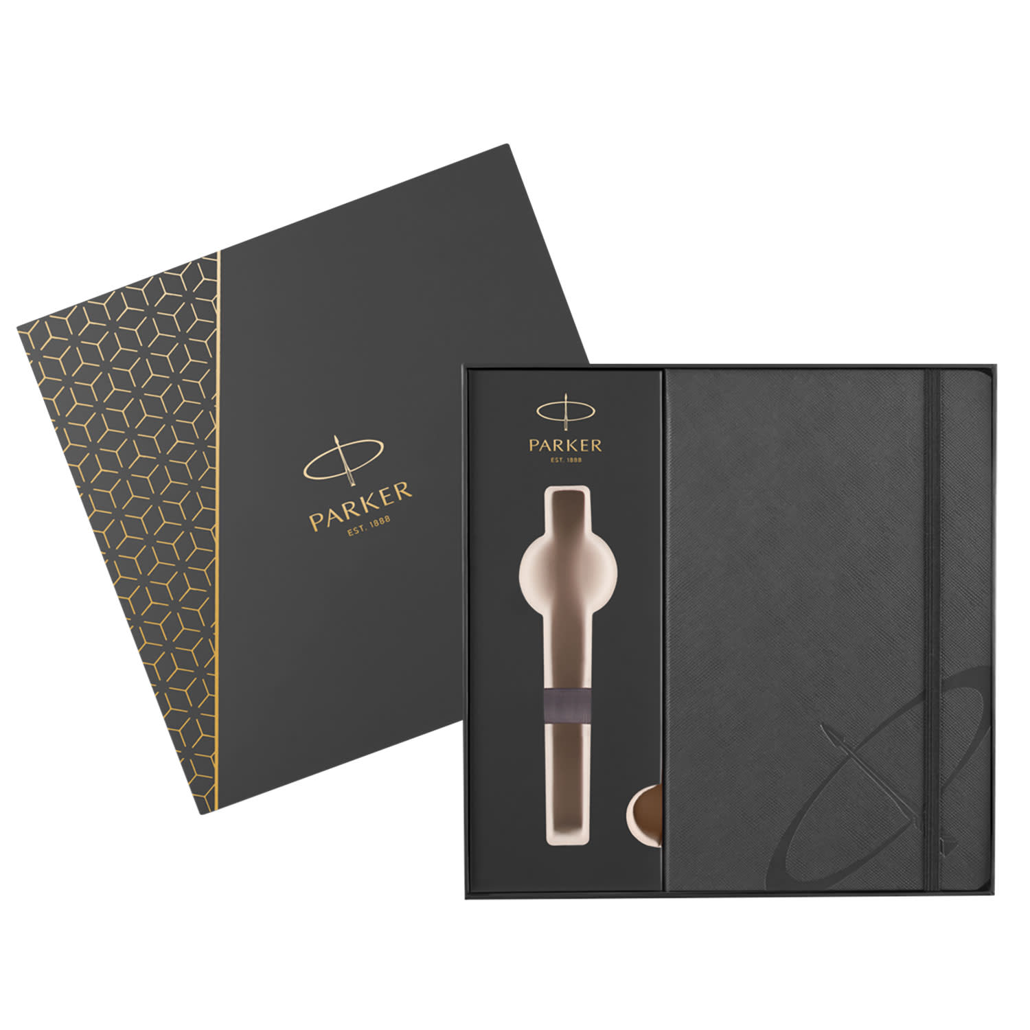 Εικόνα 3 του Parker Στυλό Υγρής Μελάνης IM Metallic Black & Σημειωματάριο