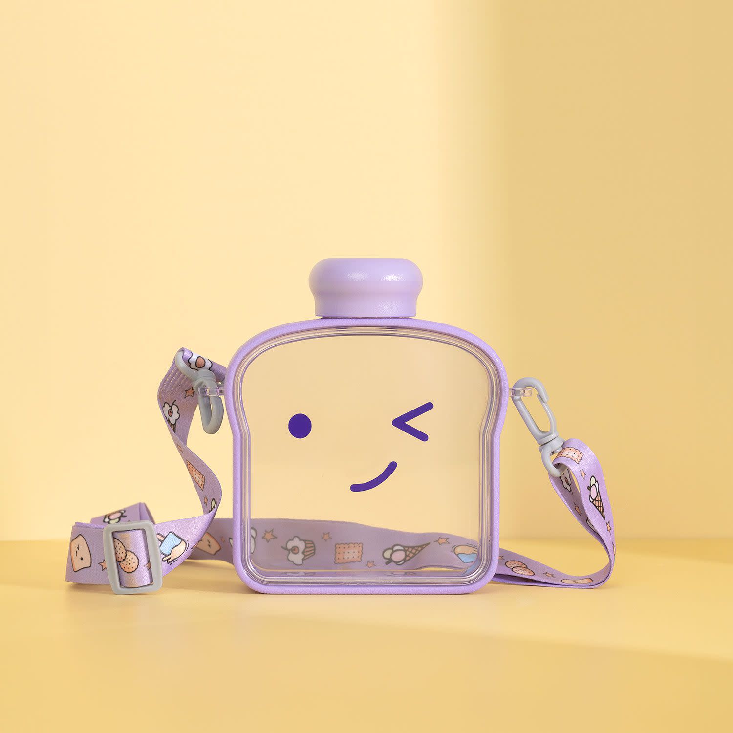 Εικόνα 1 του Sentio Πλαστικό Ποτήρι Face Shape Μωβ