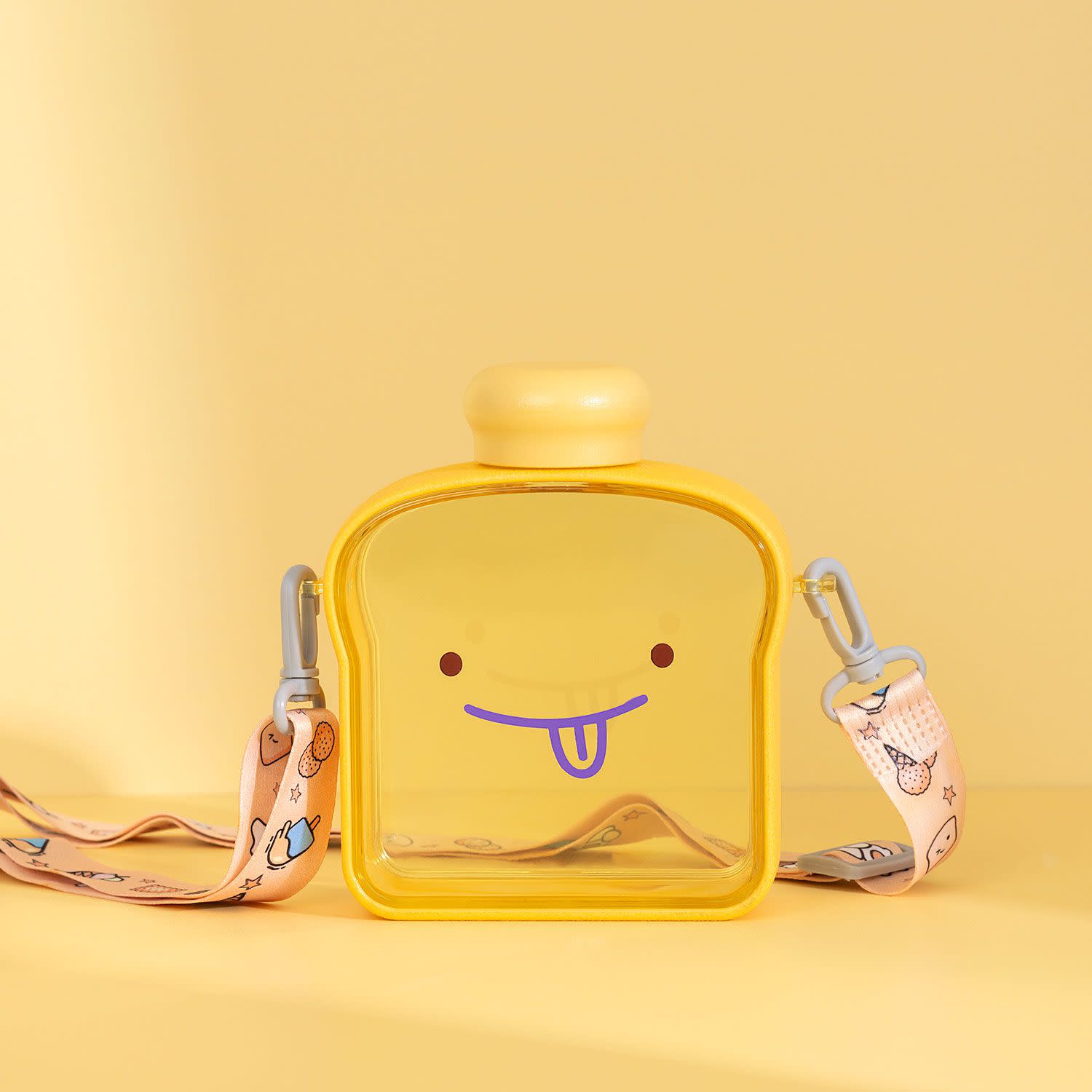 Εικόνα 1 του Sentio Πλαστικό Ποτήρι Face Shape Κίτρινο