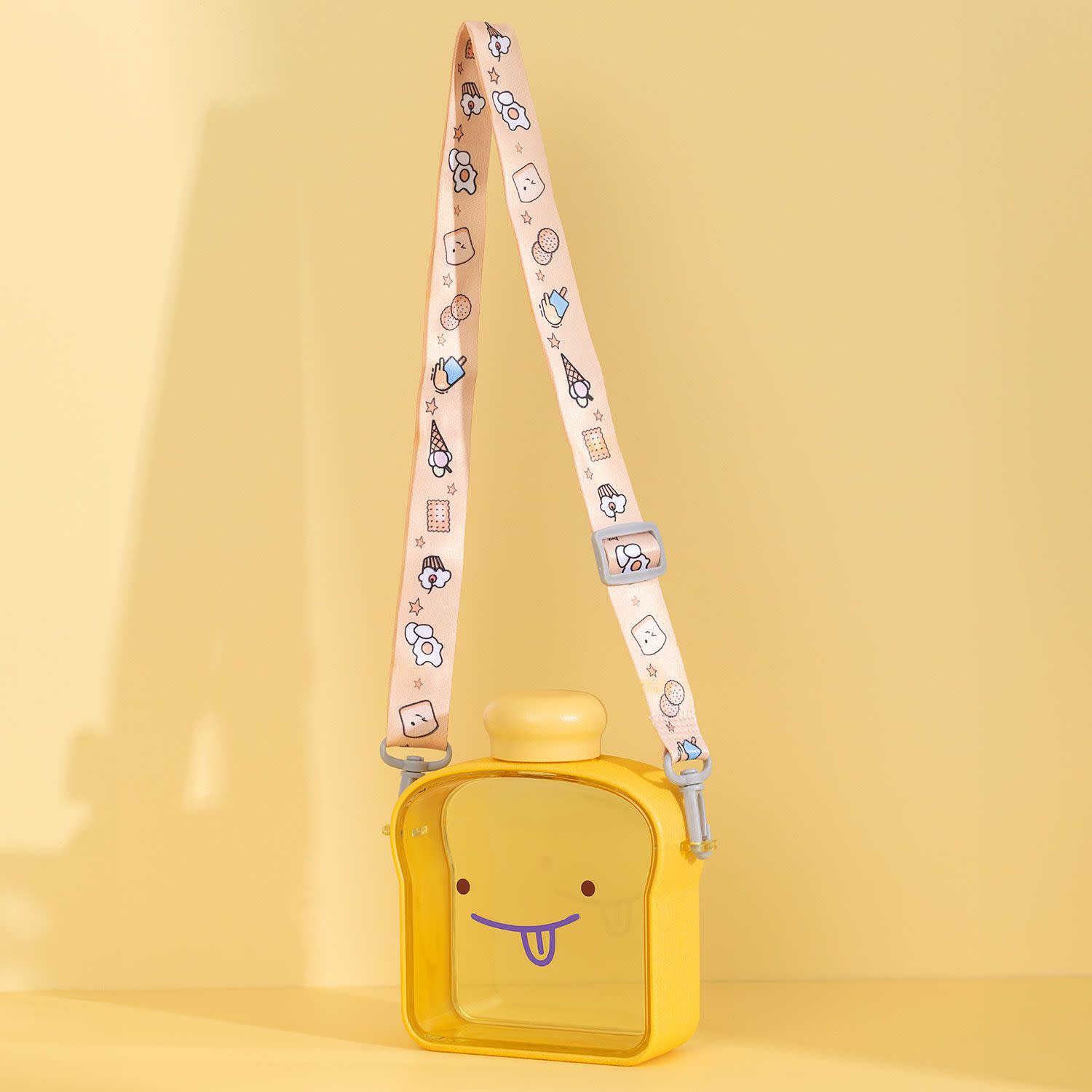 Εικόνα 2 του Sentio Πλαστικό Ποτήρι Face Shape Κίτρινο