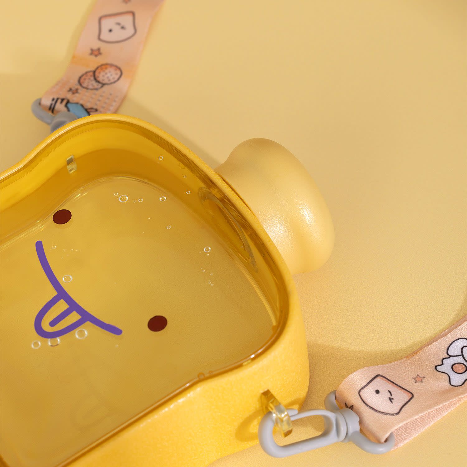 Εικόνα 3 του Sentio Πλαστικό Ποτήρι Face Shape Κίτρινο