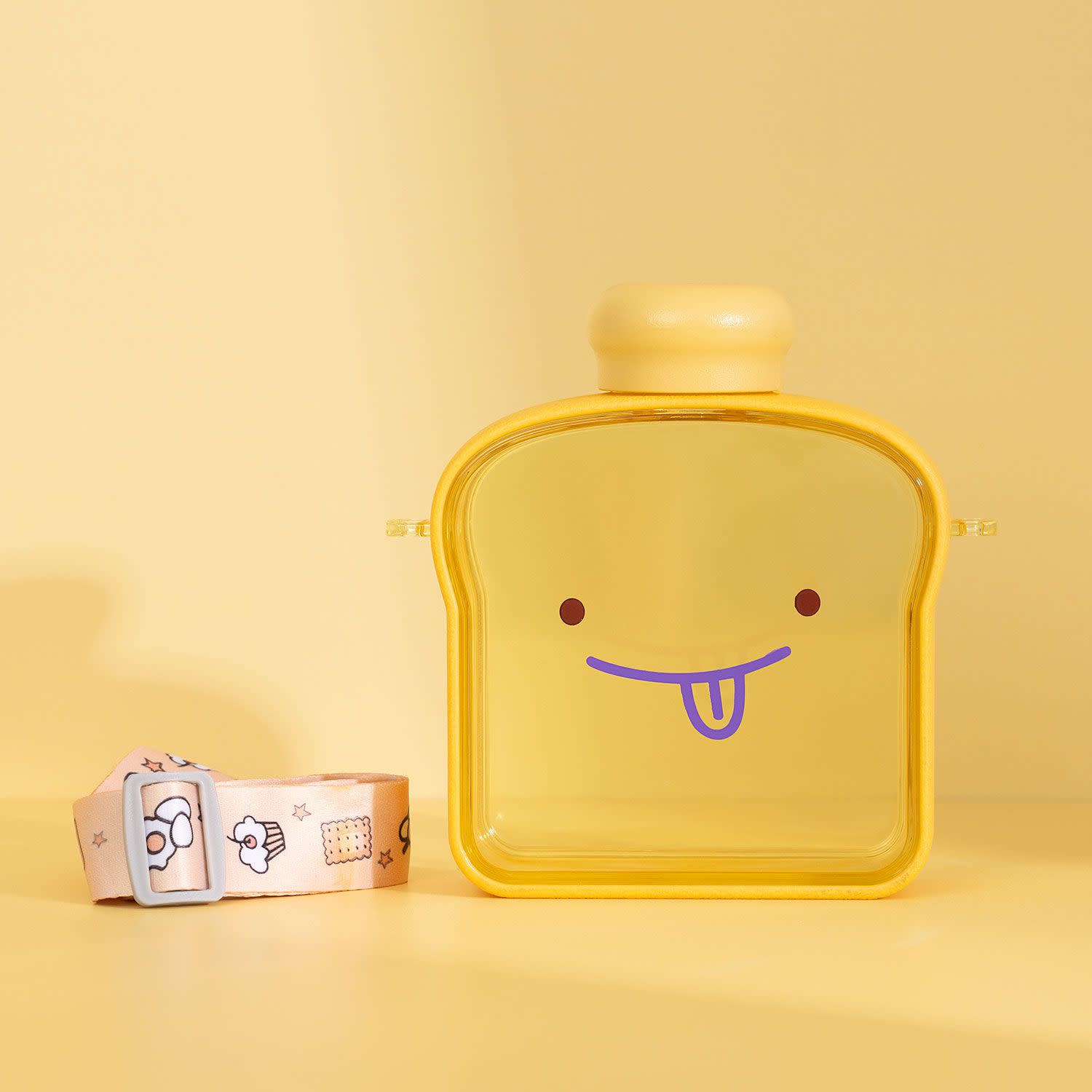 Εικόνα 4 του Sentio Πλαστικό Ποτήρι Face Shape Κίτρινο