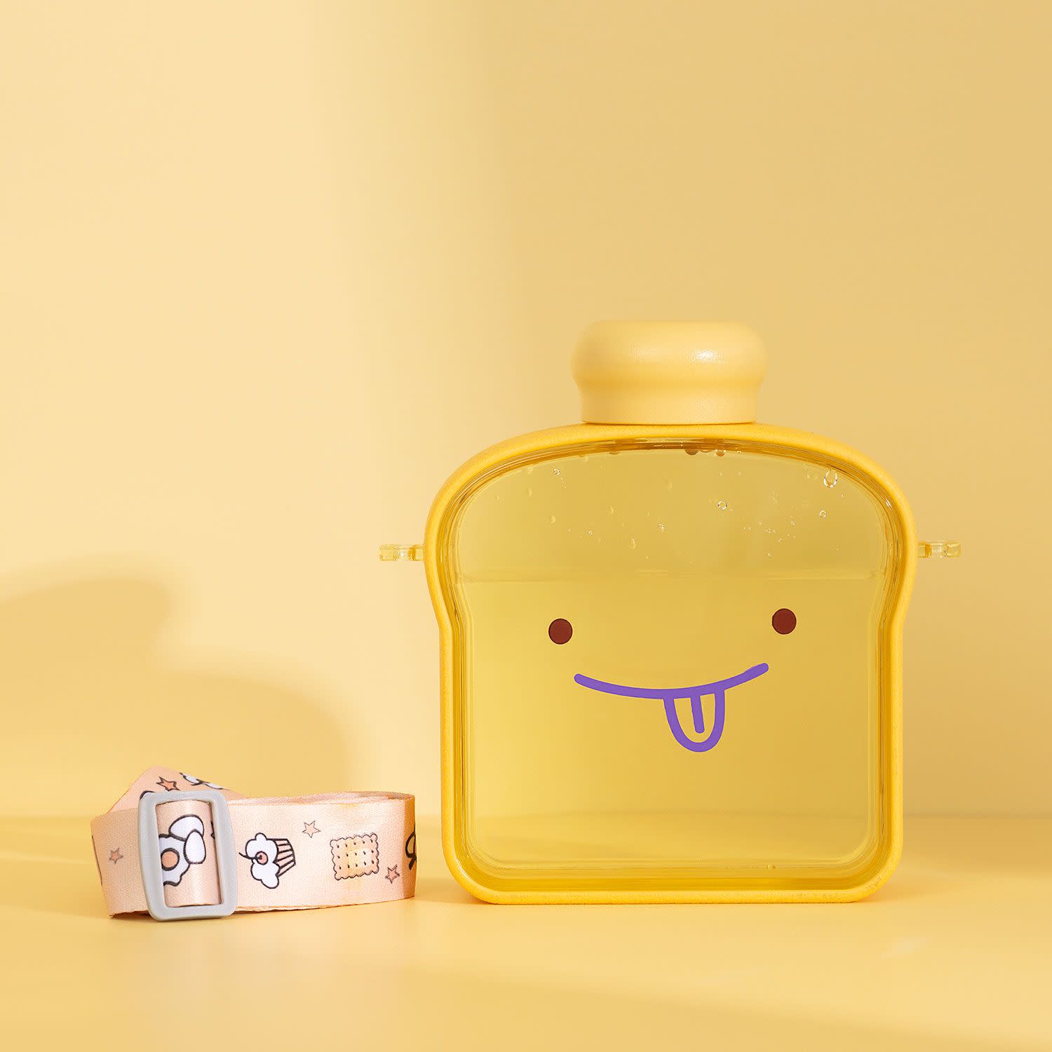 Εικόνα 5 του Sentio Πλαστικό Ποτήρι Face Shape Κίτρινο