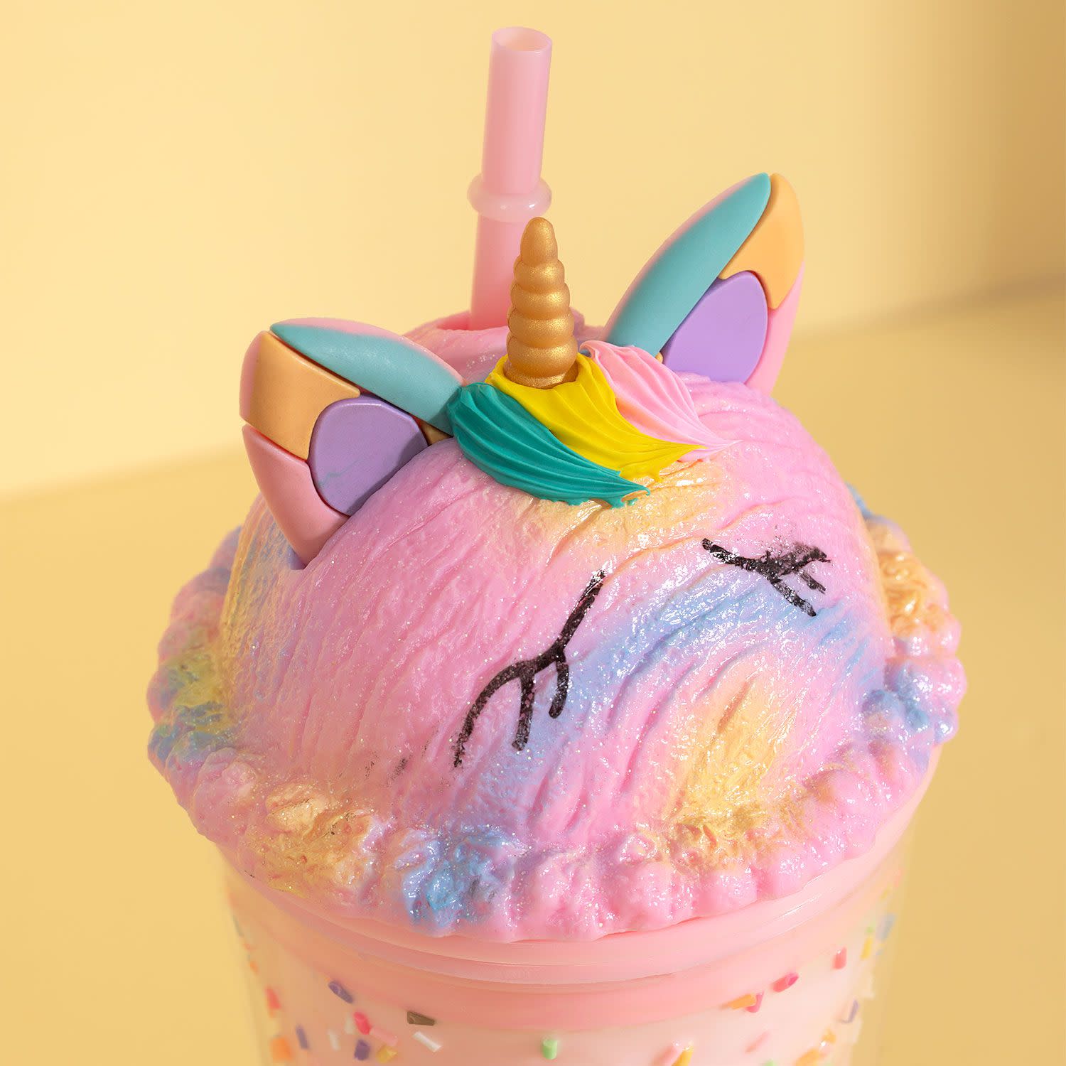 Εικόνα 2 του Sentio Πλαστικό Παγούρι Unicorn Ροζ