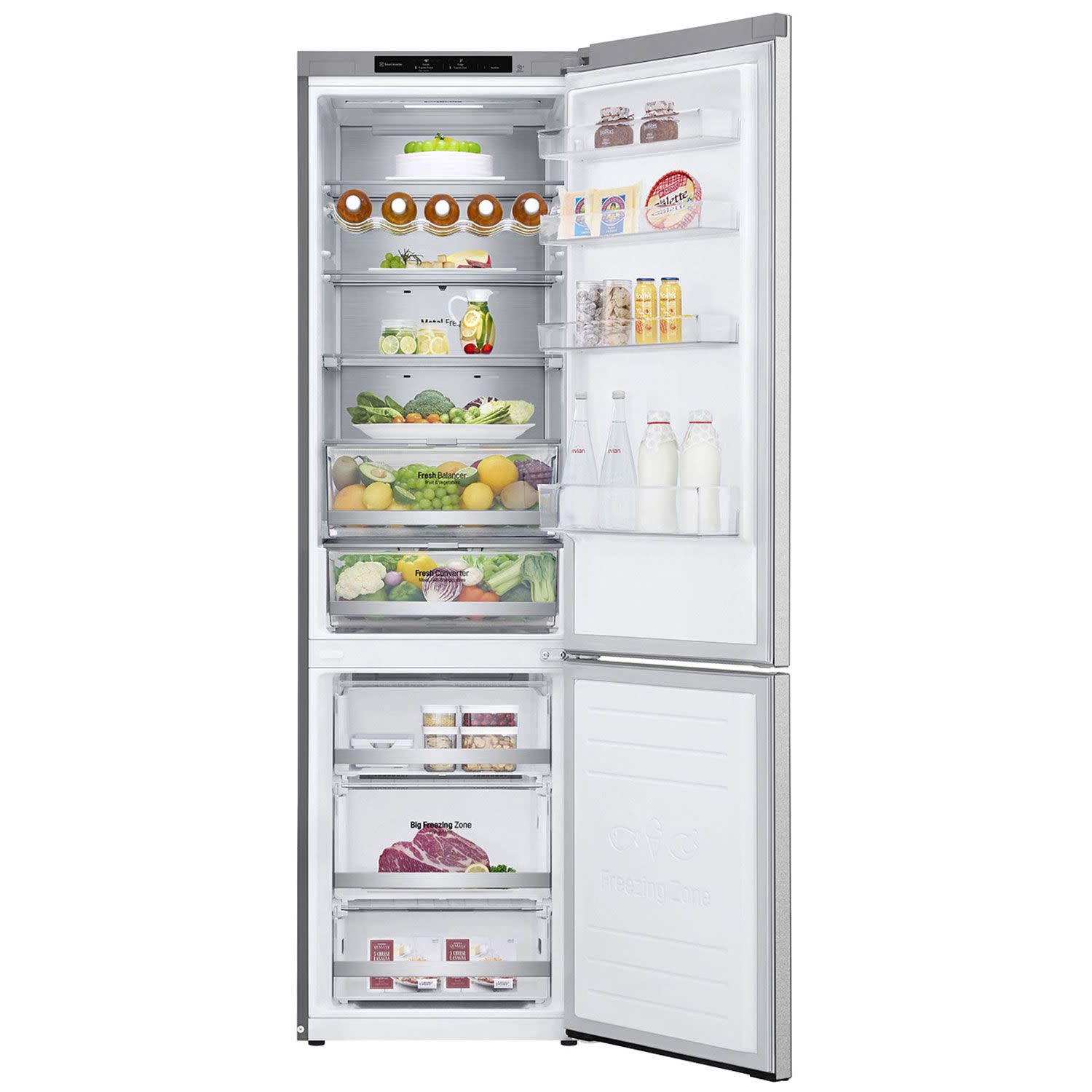 Εικόνα 3 του LG GBB92MBB3P Ψυγειοκαταψύκτης Metal Sorbet