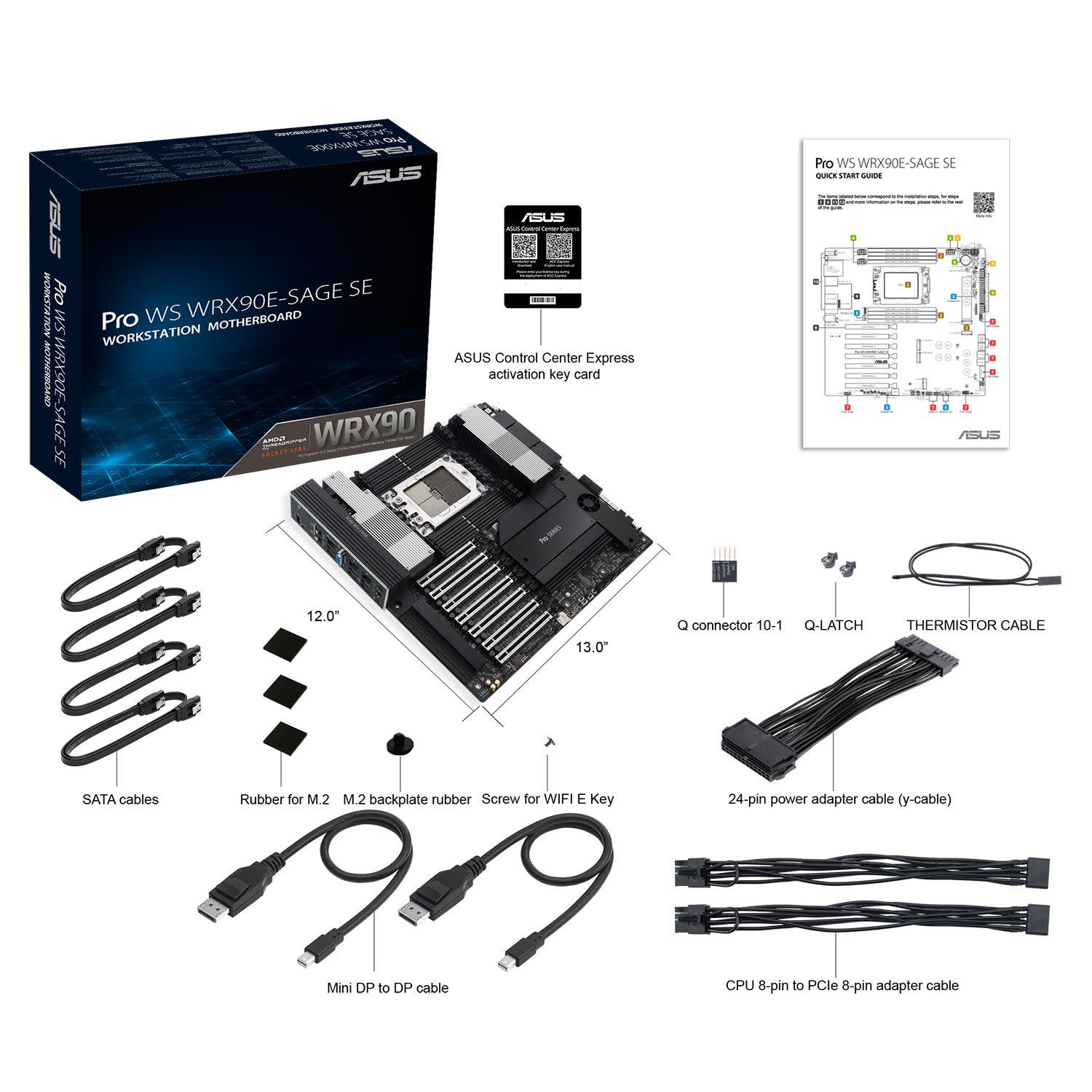 Εικόνα 5 του Asus Motherboard WRX90E Pro WS SAGE SE (WRX90E/sTR5/DDR5)