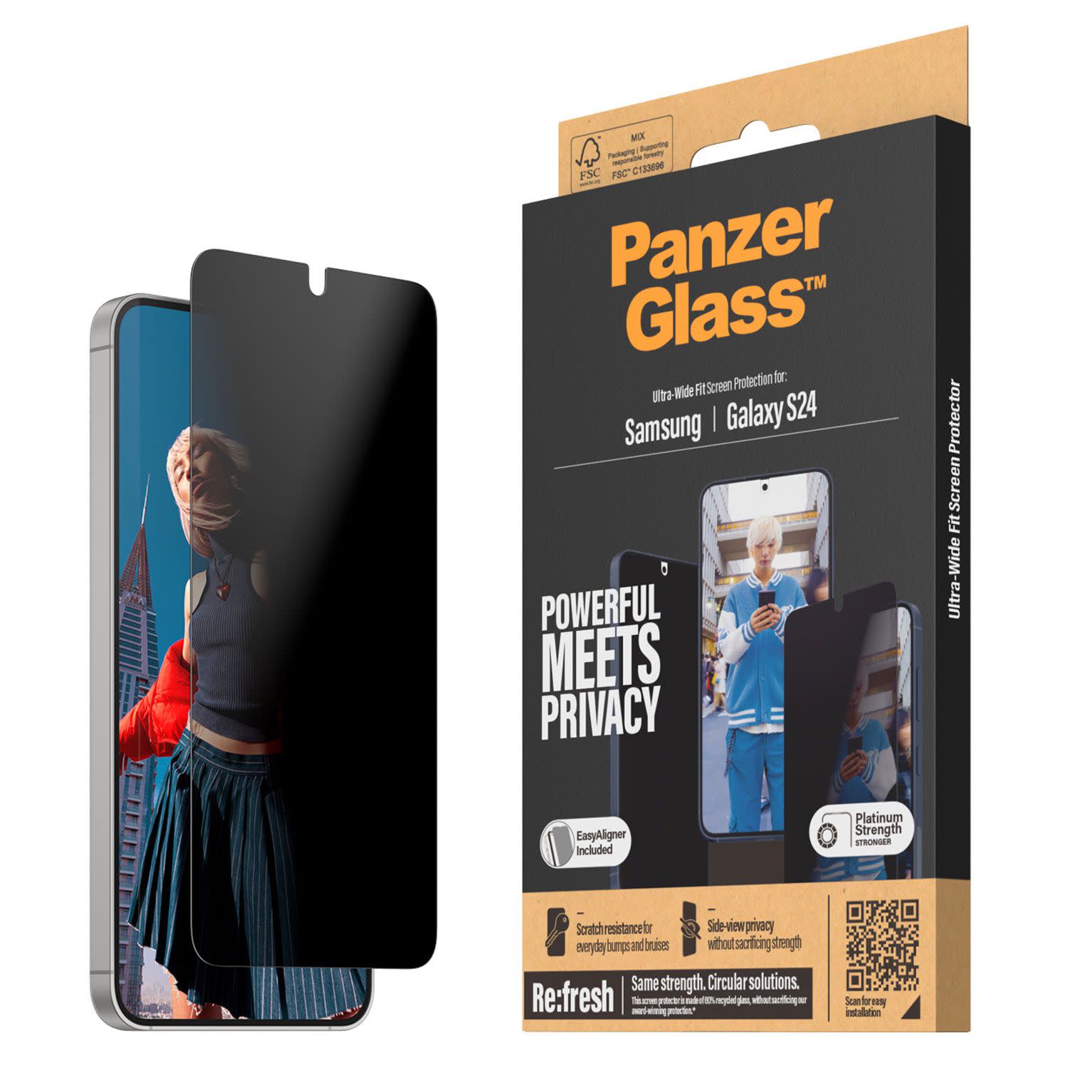 PanzerGlass™ Privacy Samsung Galaxy S24