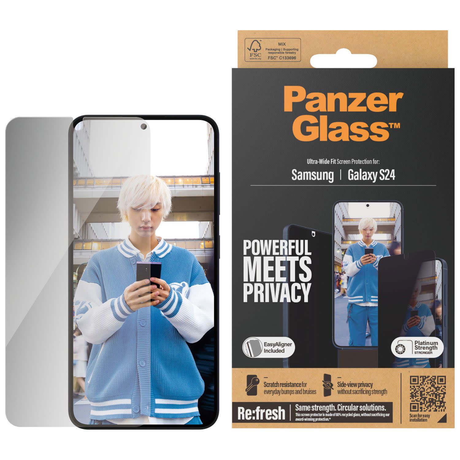 Εικόνα 3 του PanzerGlass™ Privacy Samsung Galaxy S24