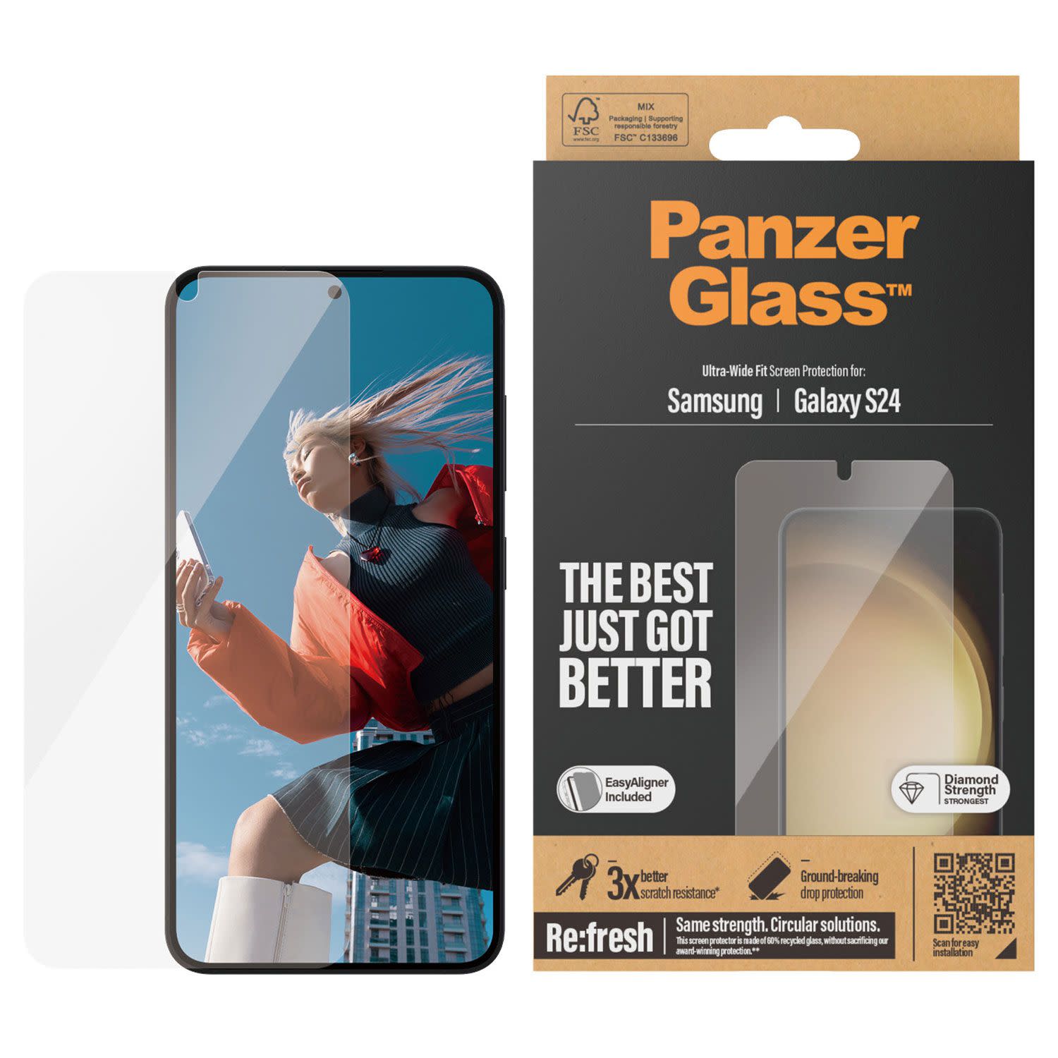 Κάνε κλικ για να δεις την εικόνα 3 του PanzerGlass™ Samsung Galaxy S24
