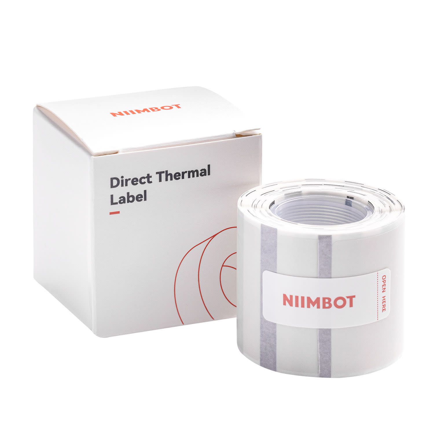 Niimbot Διάφανες Ετικέτες 40x60mm 125τεμ. Ρολό