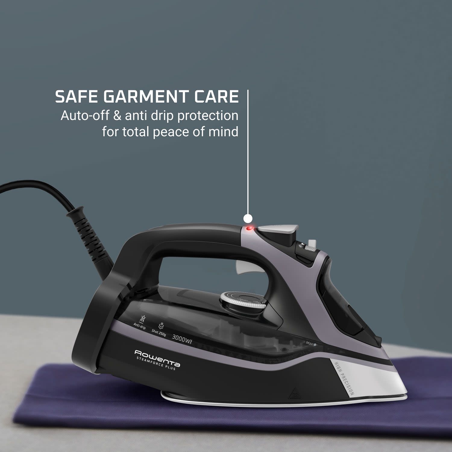 Εικόνα 14 του Rowenta Σίδερο Ατμού DW9410 Rowenta SteamForce