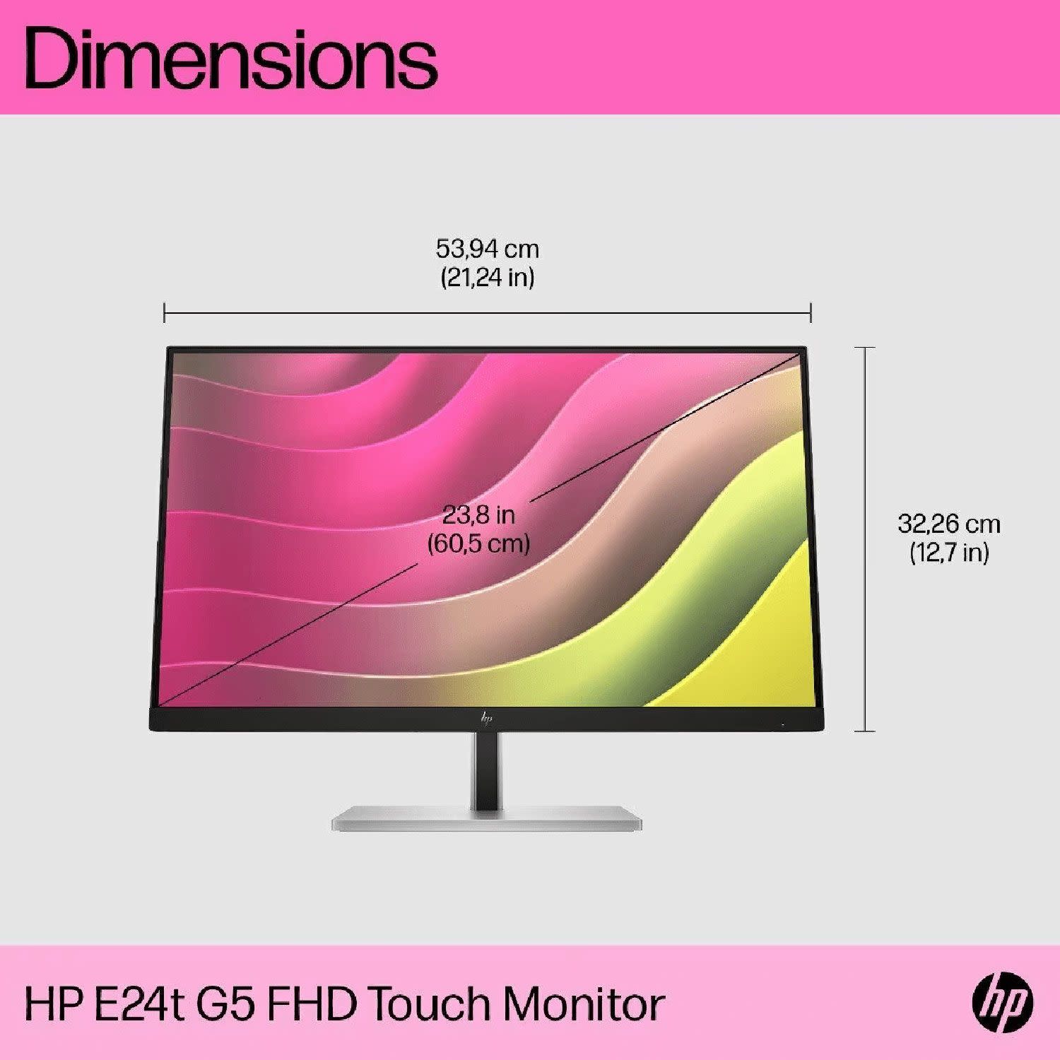 Εικόνα 5 του HP Monitor 23.8" E24t G5 FHD