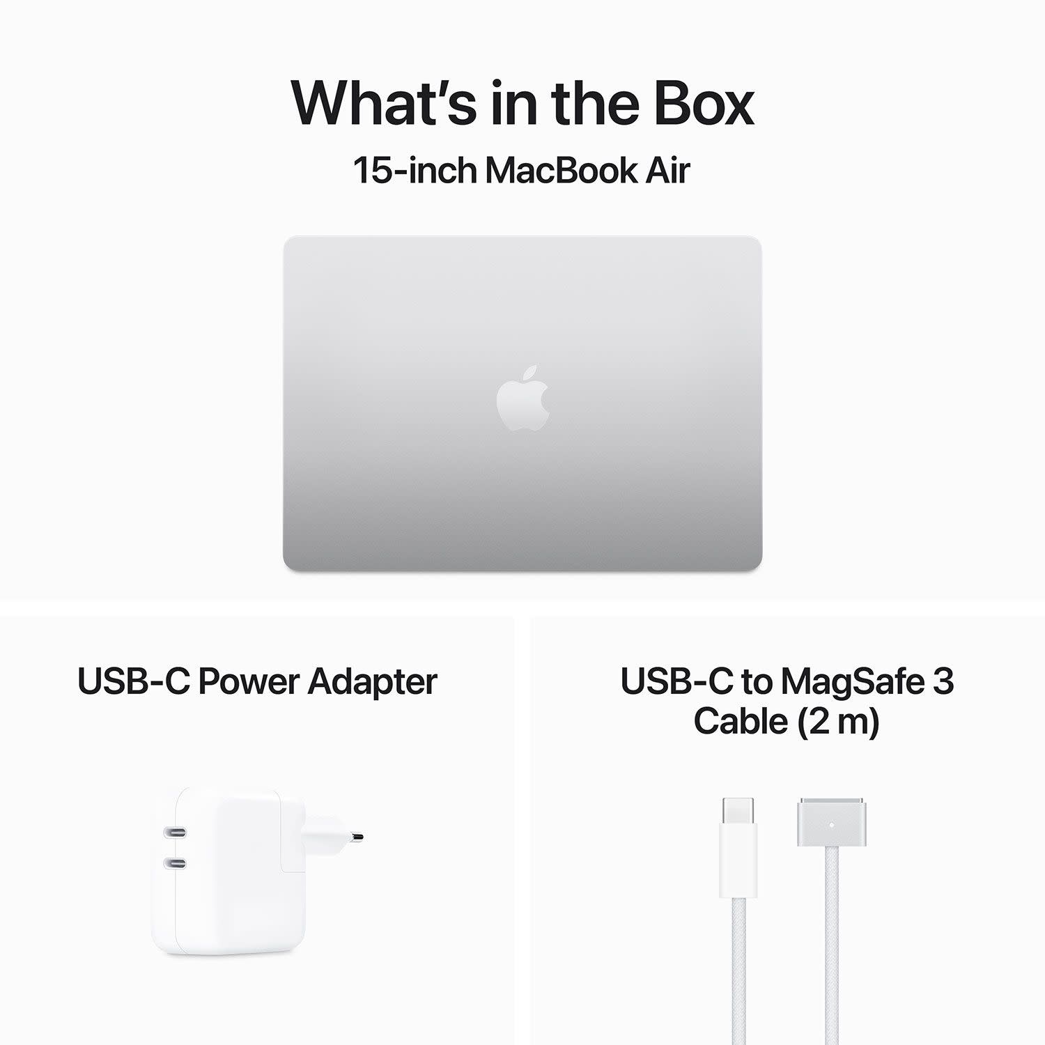 Εικόνα 9 του Apple MacBook Air M3 Silver 512GB Laptop 15.3" Liquid Retina ( M3/8 GB/512 GB/10 Core GPU/macOS)