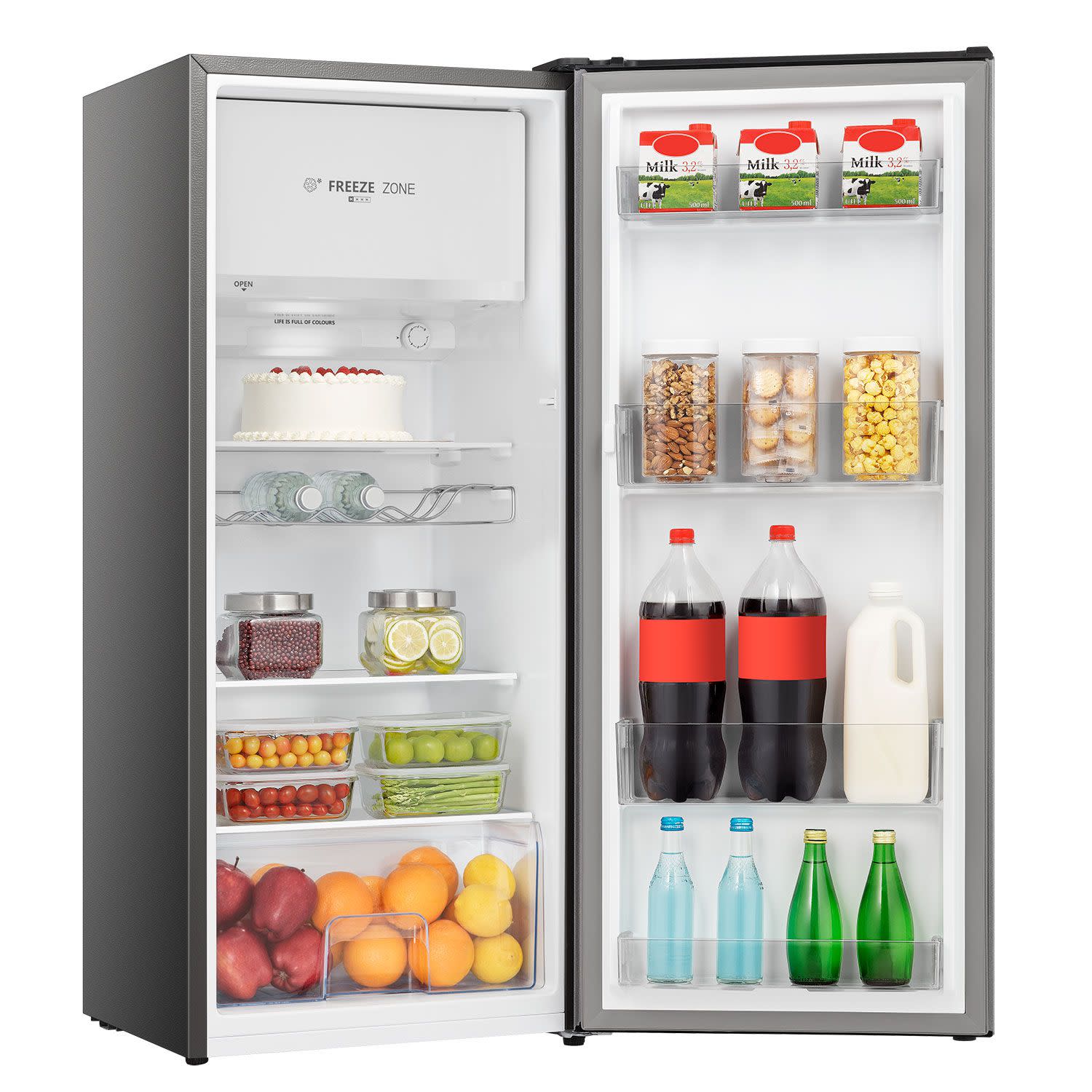 Εικόνα 5 του Hisense RR220D4BDE Μονόπορτο Ψυγείο Ασημί