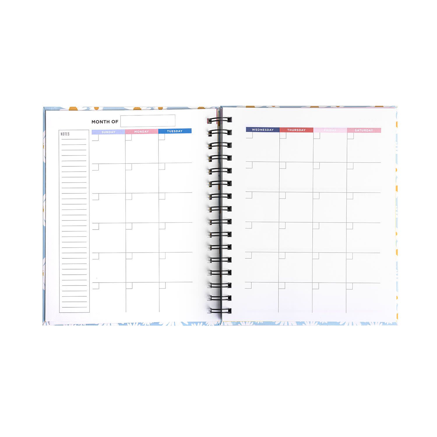 Εικόνα 3 του Sentio Σπιράλ Planner με Σελιδοδείκτη Daisies