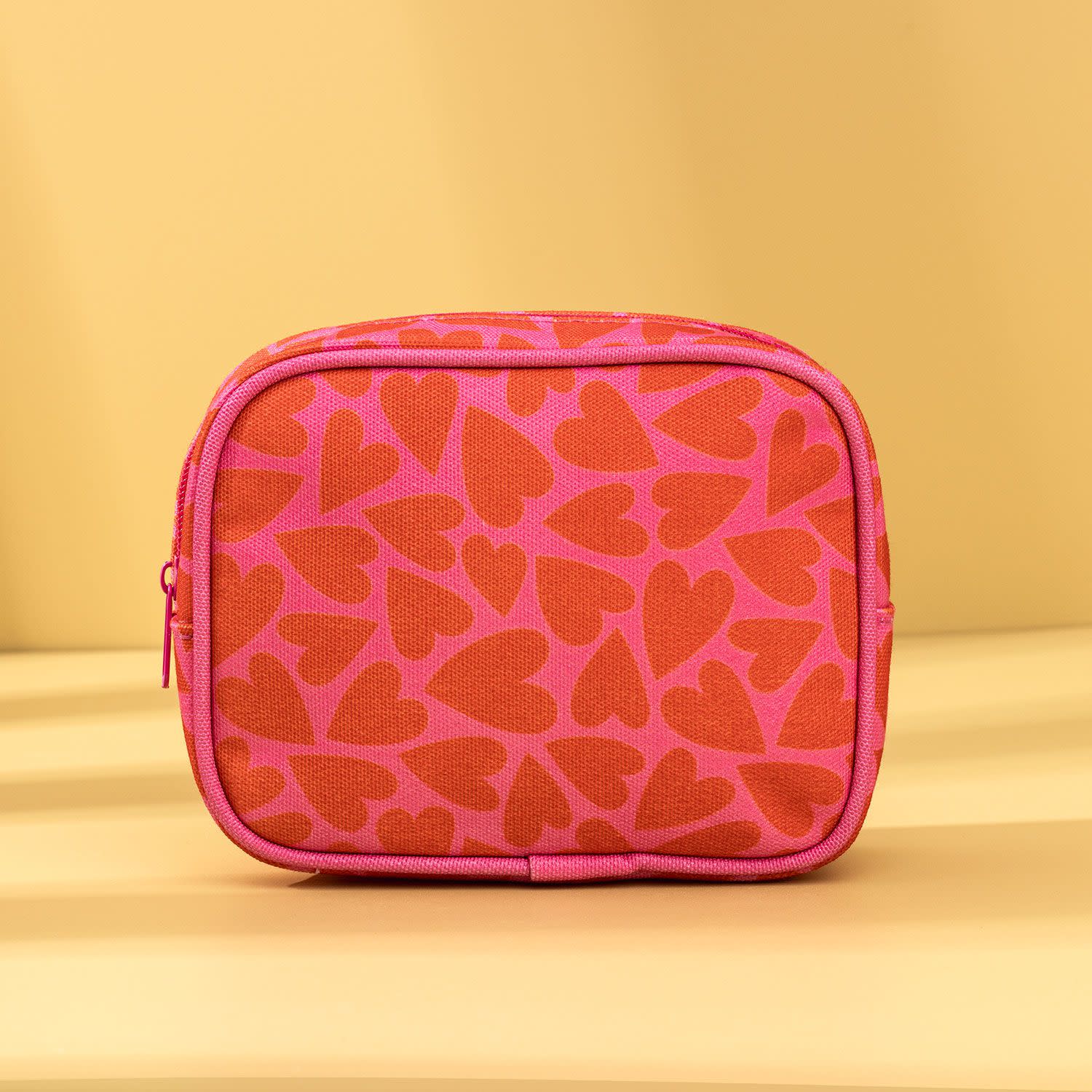 Εικόνα 1 του Sentio Ροζ Τσαντάκι Με Κόκκινες Καρδιές