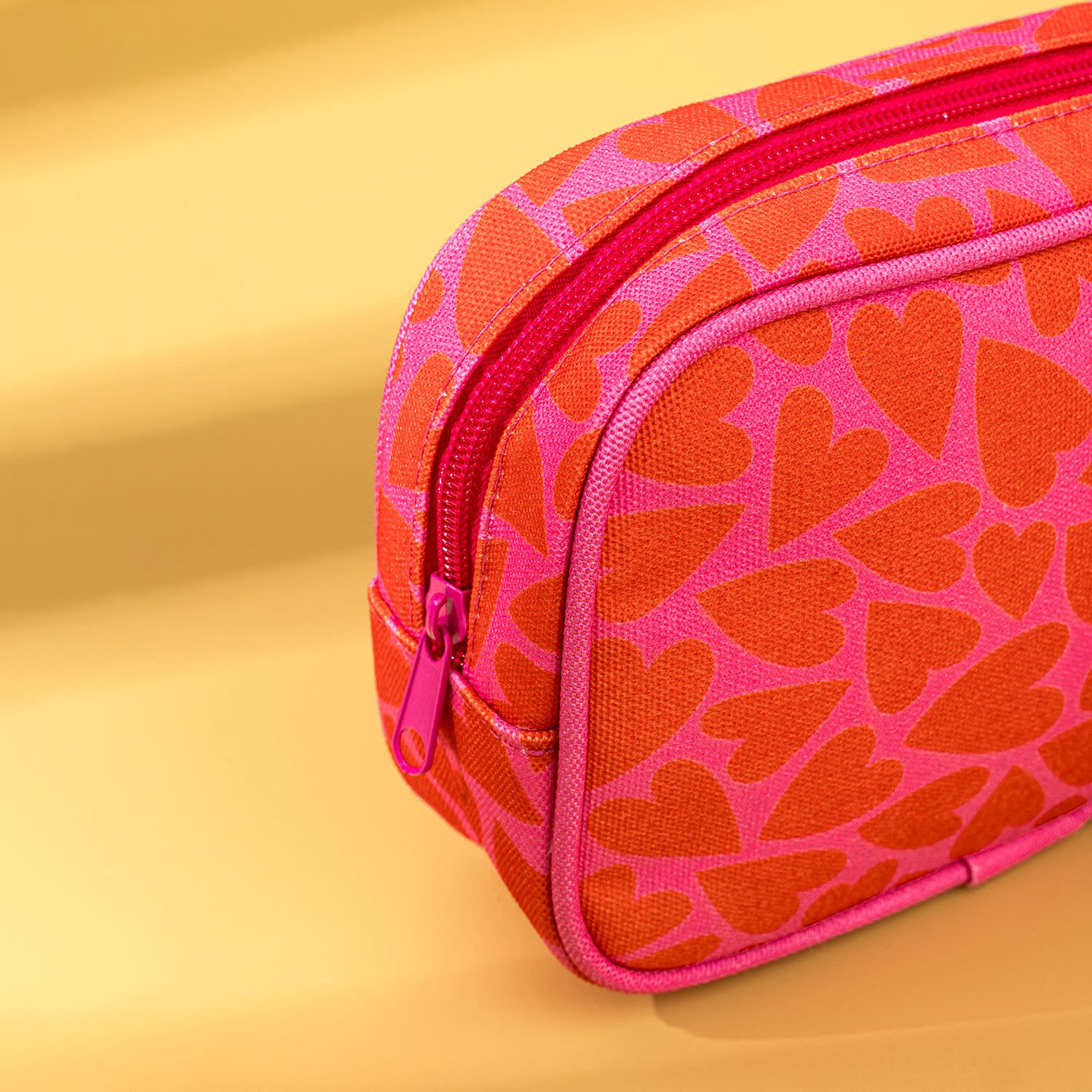 Εικόνα 2 του Sentio Ροζ Τσαντάκι Με Κόκκινες Καρδιές