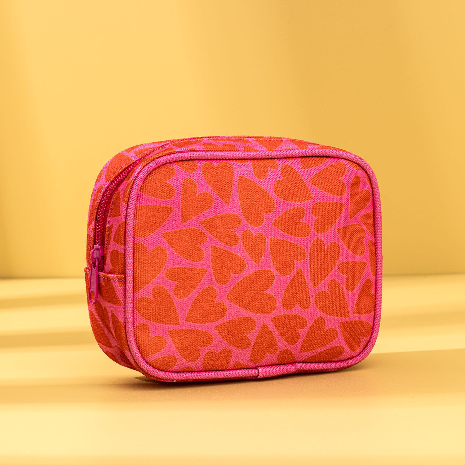 Εικόνα 3 του Sentio Ροζ Τσαντάκι Με Κόκκινες Καρδιές