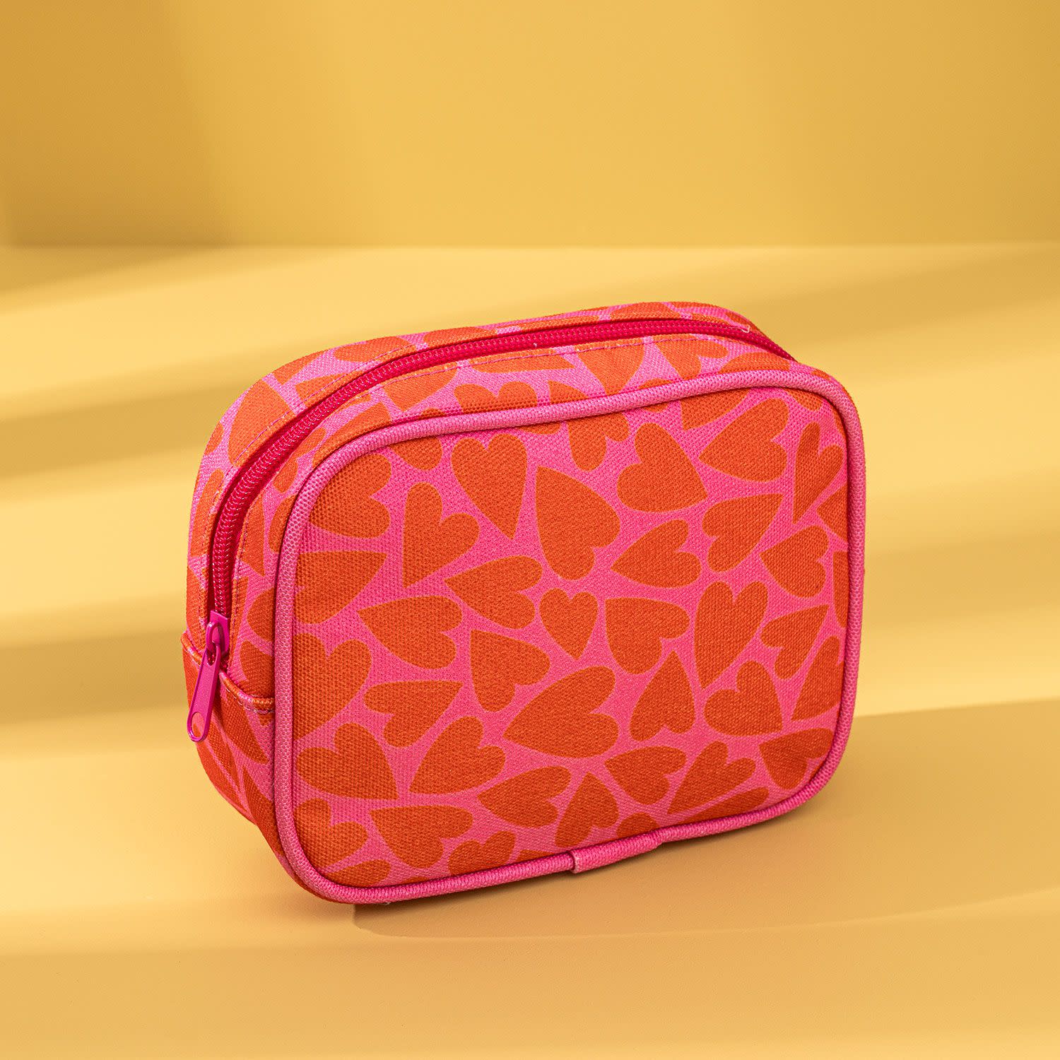 Εικόνα 4 του Sentio Ροζ Τσαντάκι Με Κόκκινες Καρδιές