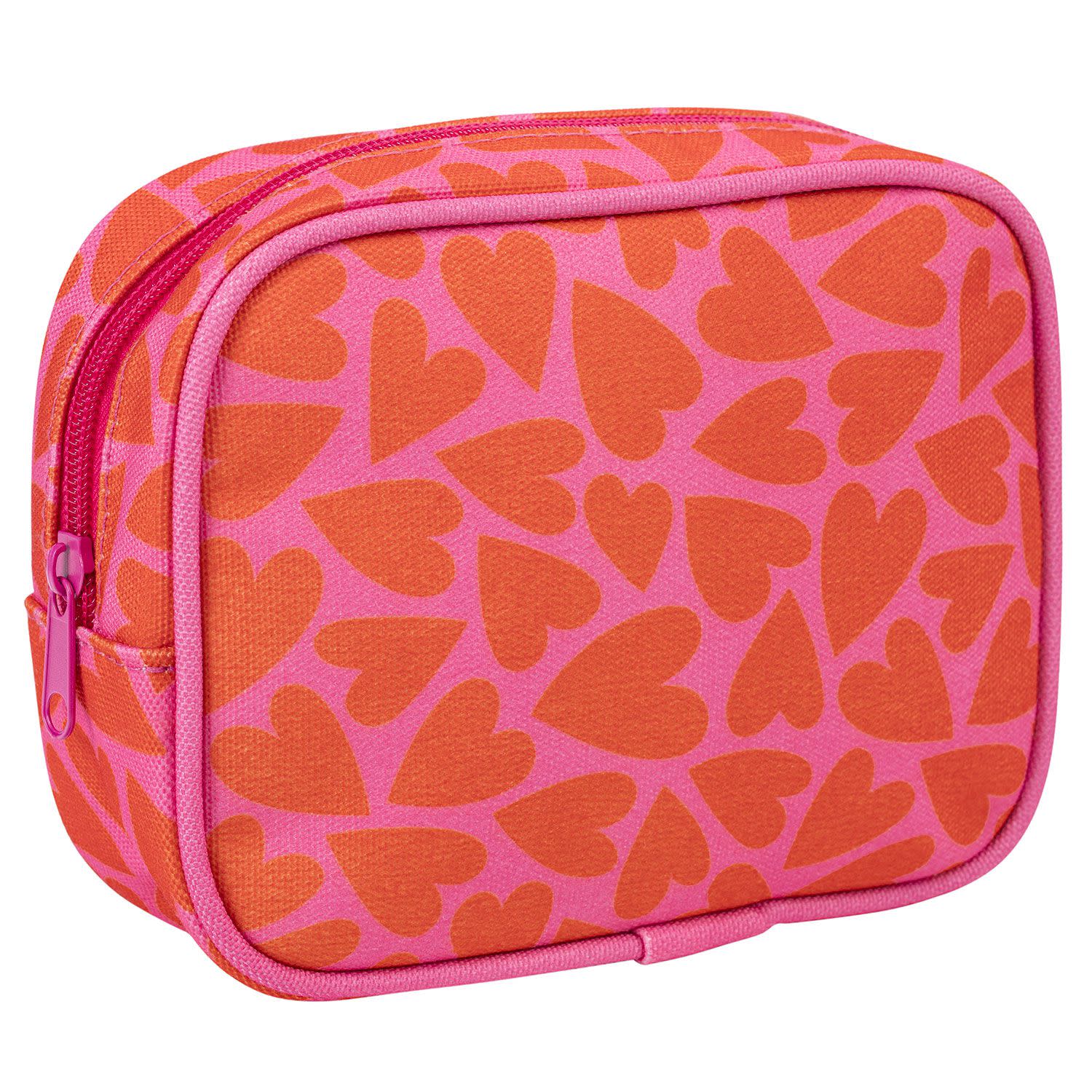 Εικόνα 5 του Sentio Ροζ Τσαντάκι Με Κόκκινες Καρδιές