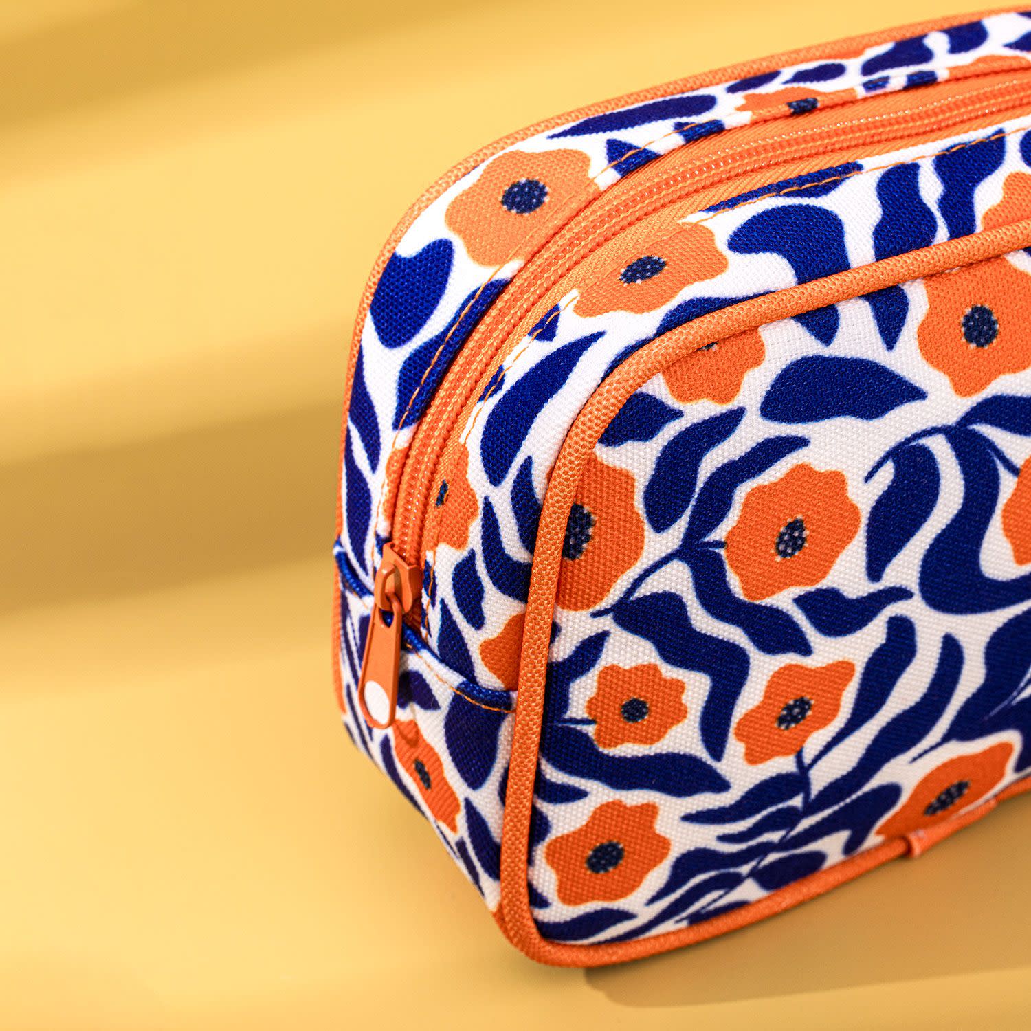 Εικόνα 2 του Sentio Τσαντάκι Με Λουλούδια Πορτοκαλί - Μπλε