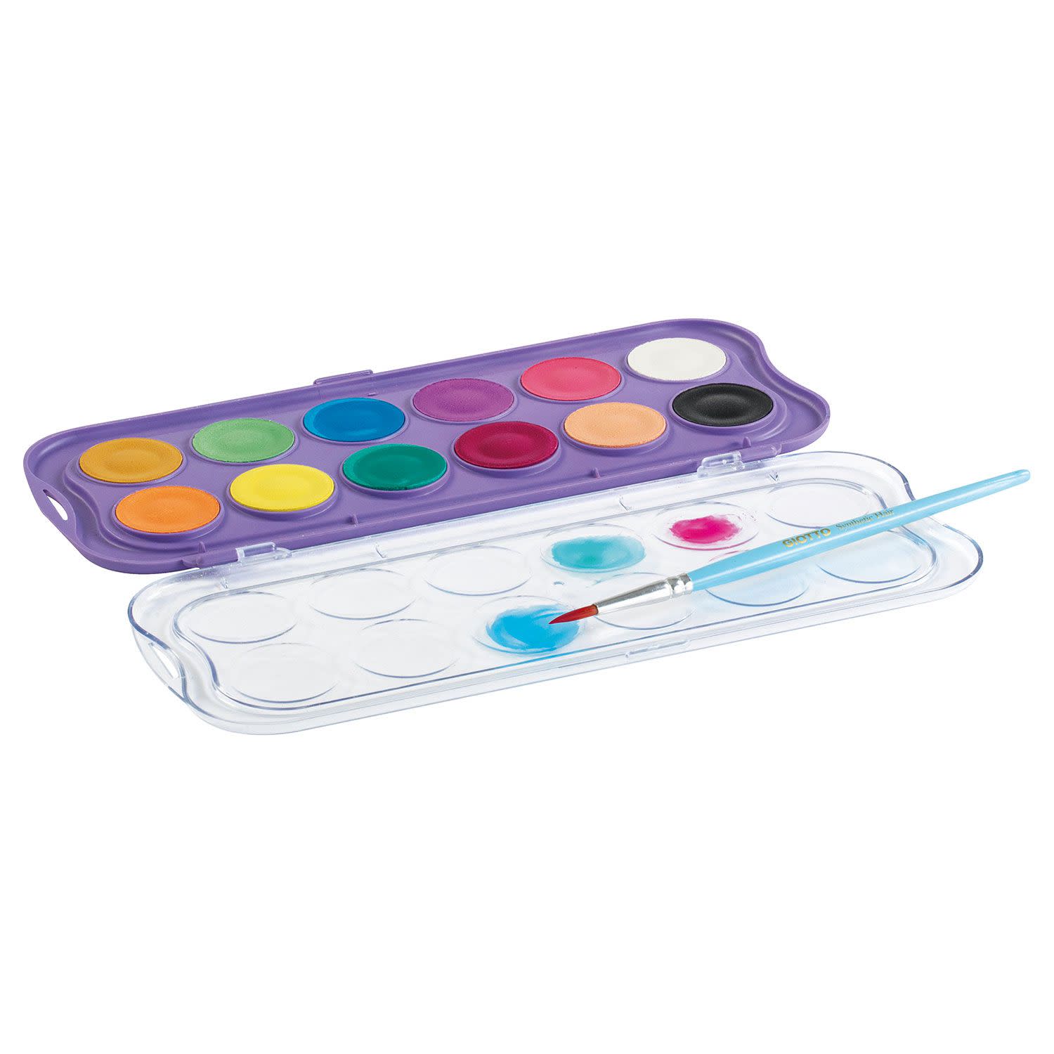 Εικόνα 2 του Giotto Νερομπογιές Candy 12τεμ. και Πινέλο