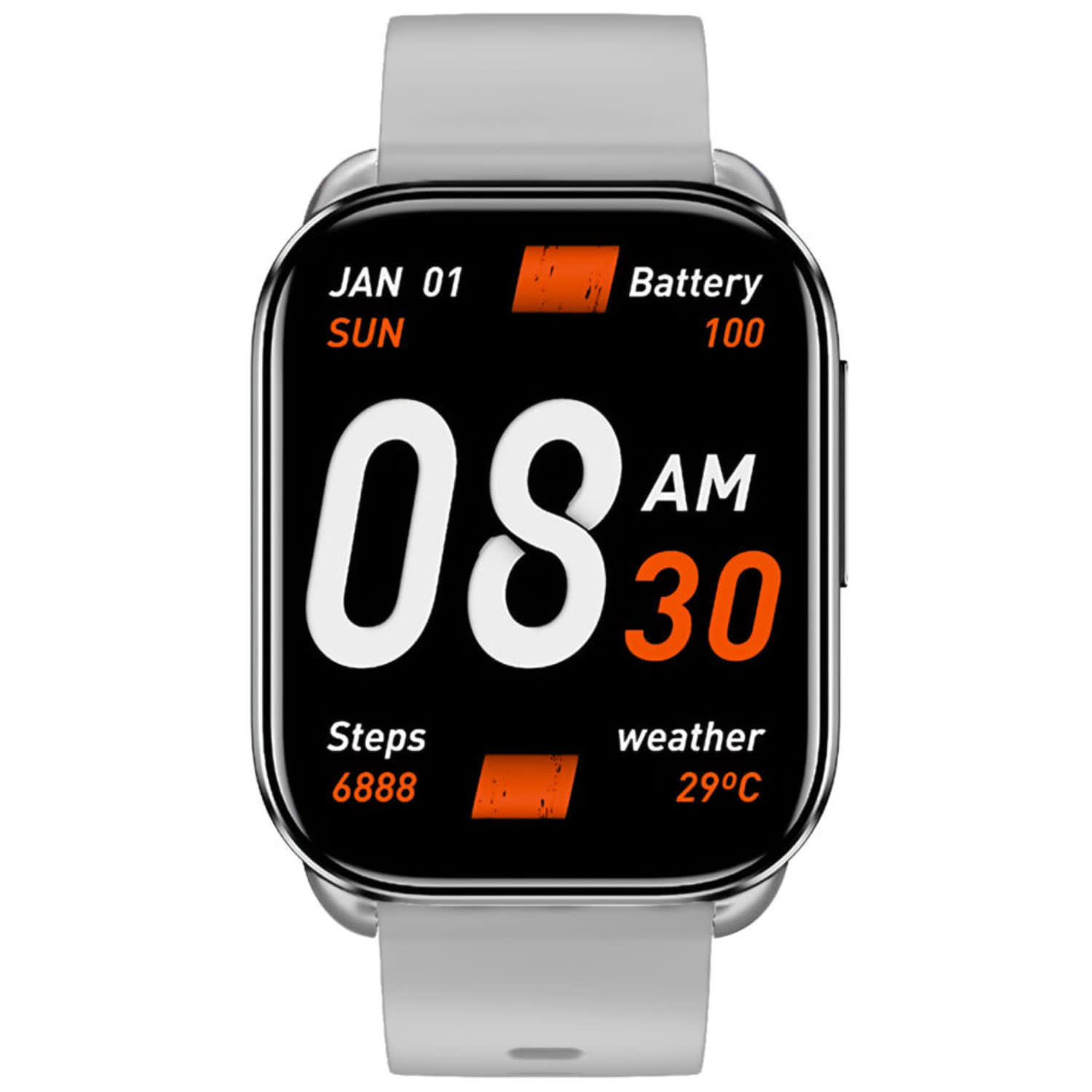 Κάνε κλικ για να δεις την εικόνα 1 του QCY Watch GS S6 Gray