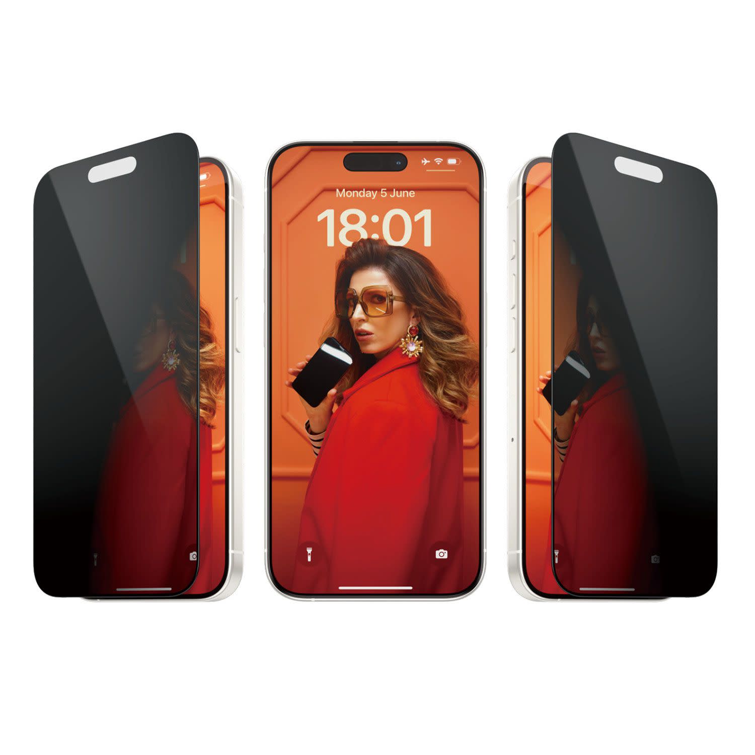 Κάνε κλικ για να δεις την εικόνα 2 του PanzerGlass™ Privacy iPhone 15 Pro