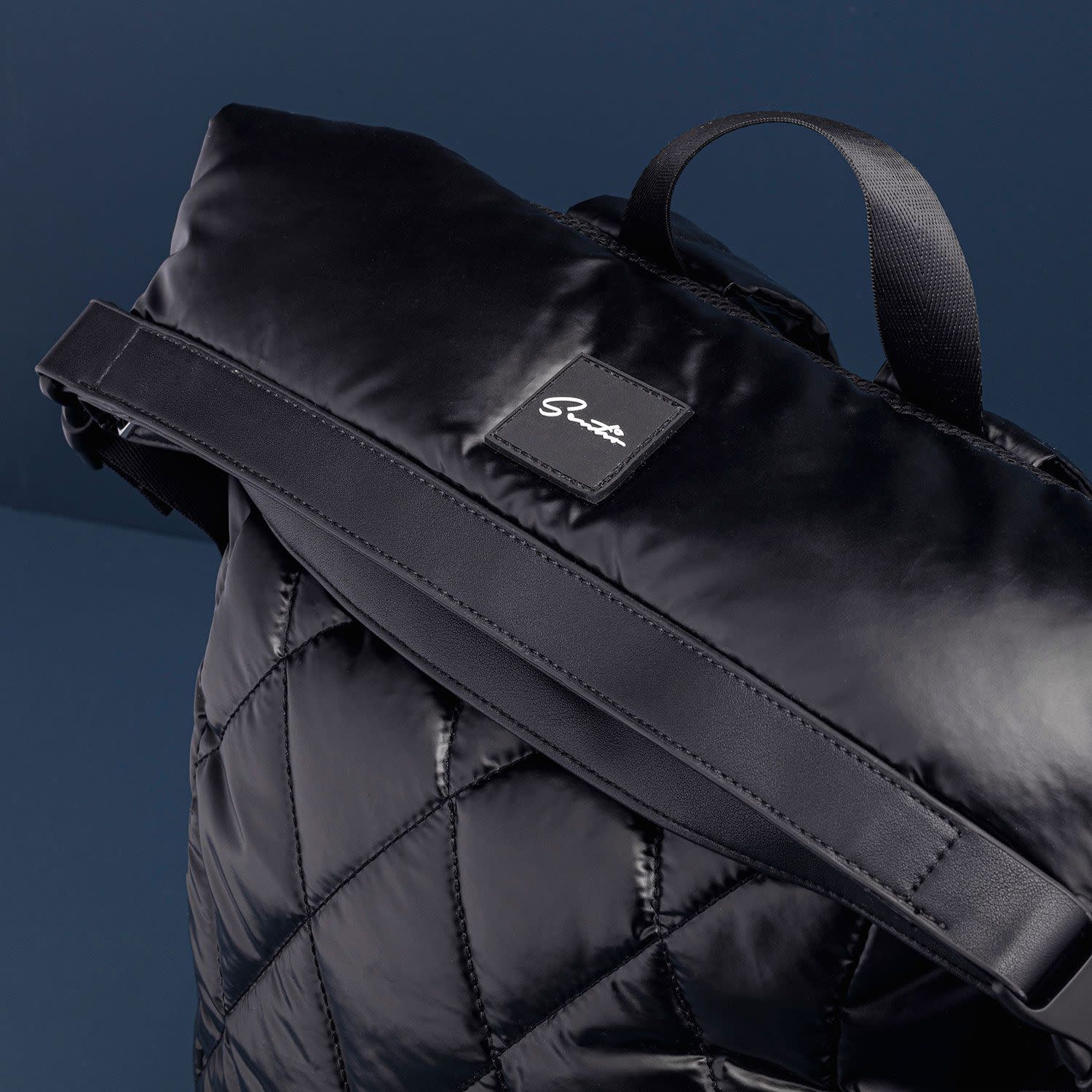 Εικόνα 6 του Sentio Τσάντα Πλάτης Μαύρη Καπιτονέ