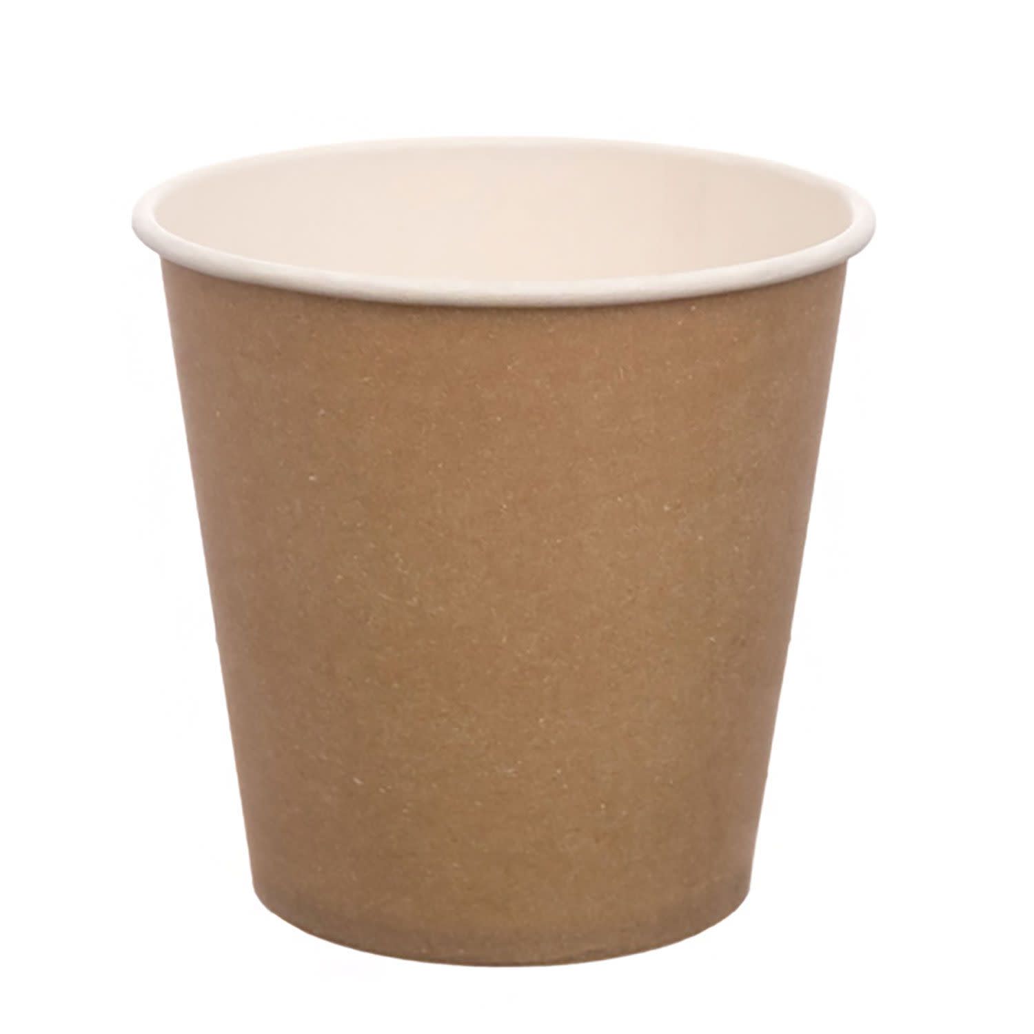 Tefaco Ποτήρι Χάρτινο 125ml 50 τεμ. Κραφτ