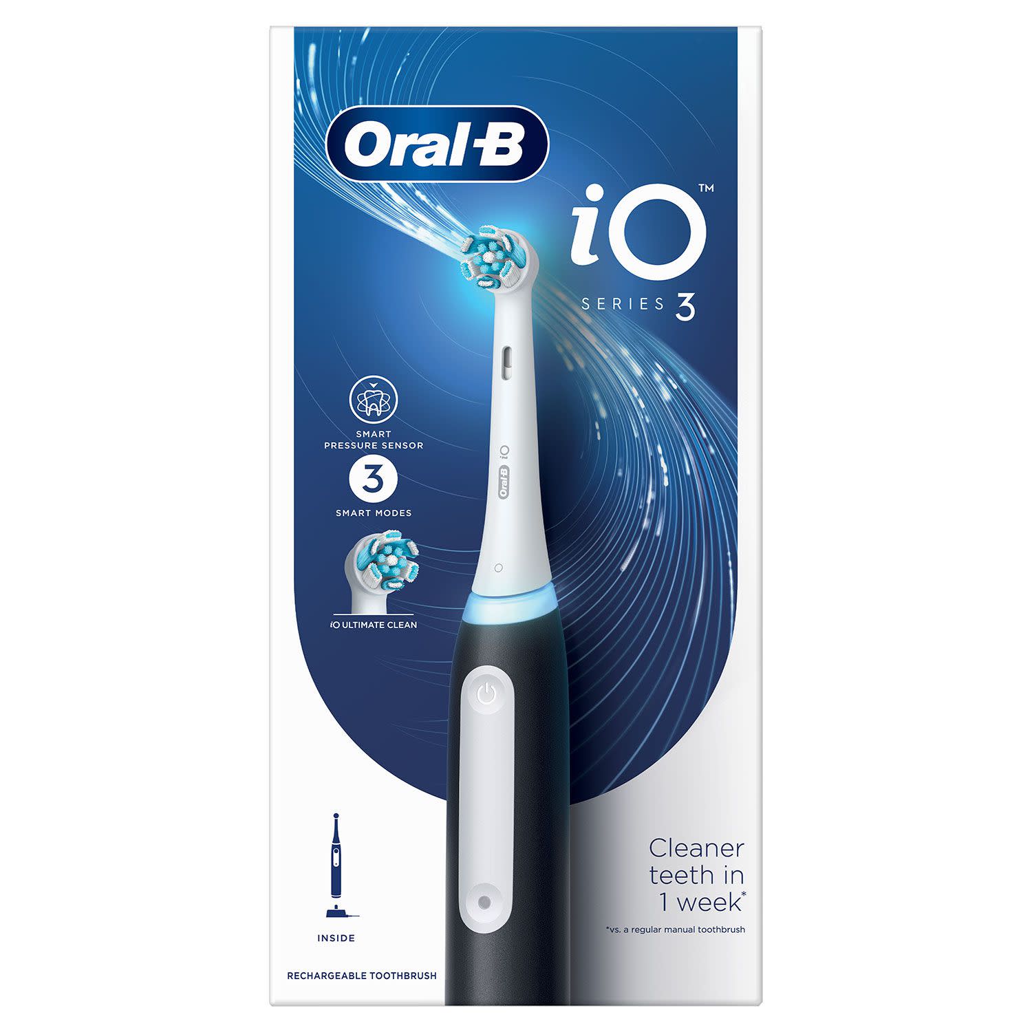 Εικόνα 3 του Oral - B Οδοντόβουρτσα iO3 Magnetic Black Series 3