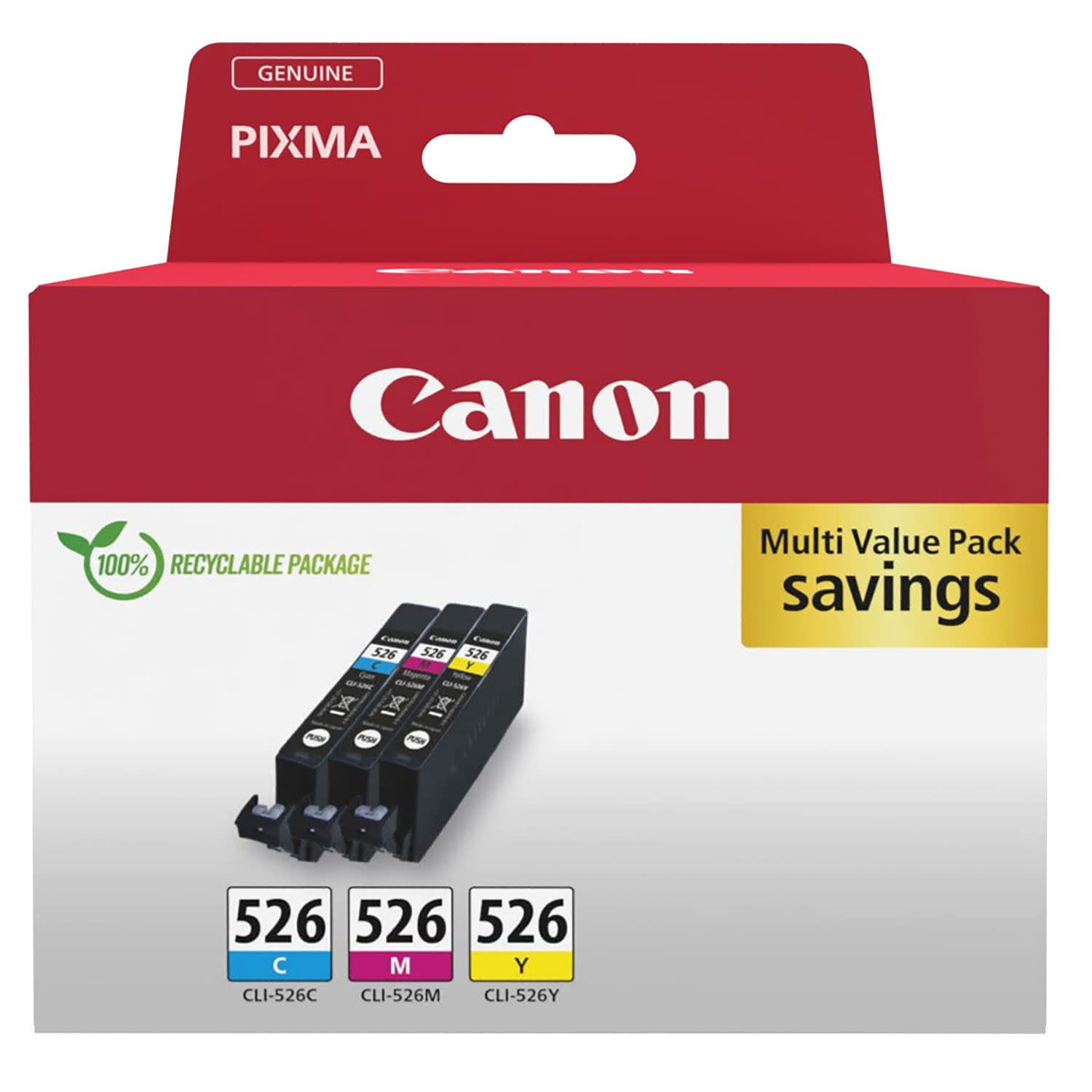 Εικόνα 1 του Μελάνι Canon CLI-526 (C-M-Y) Multipack