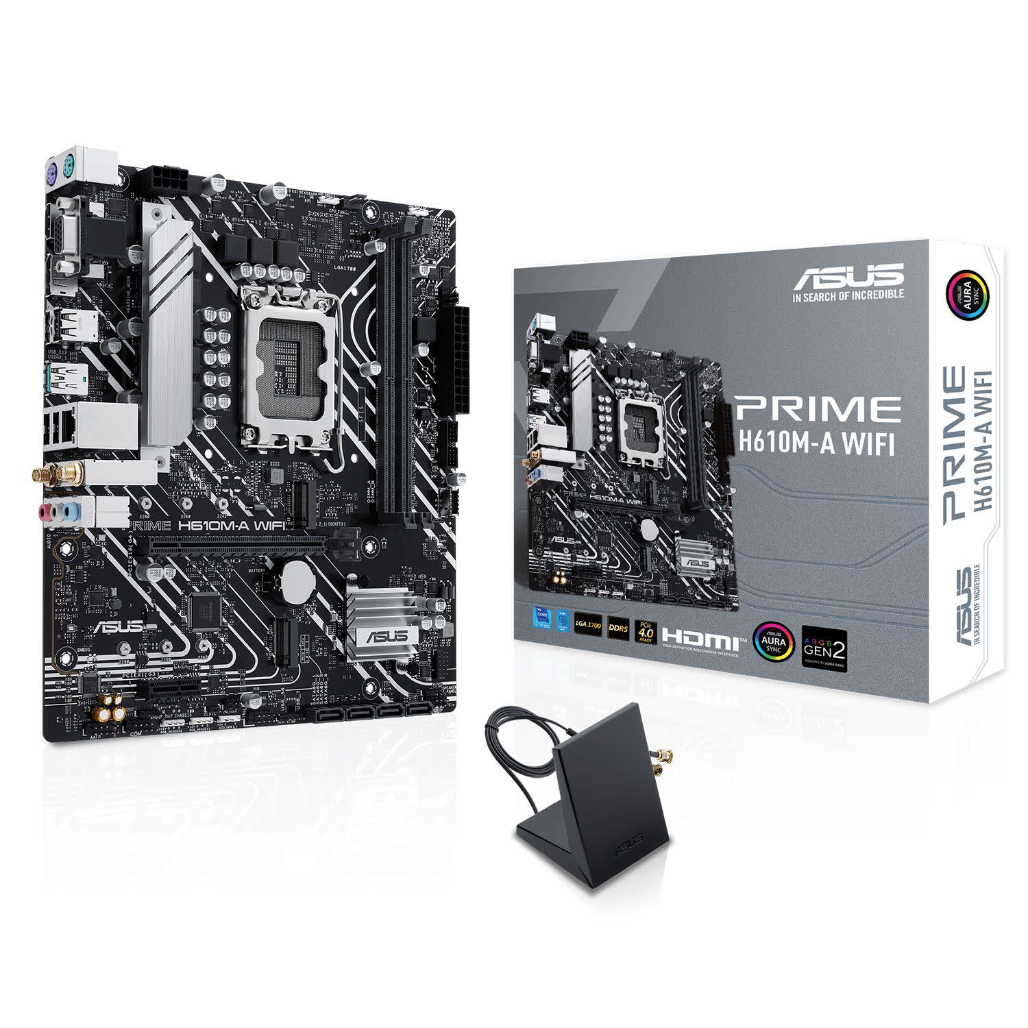 Εικόνα 1 του Asus Motherboard H610M-A PRIME WIFI (H610/1700/DDR5)