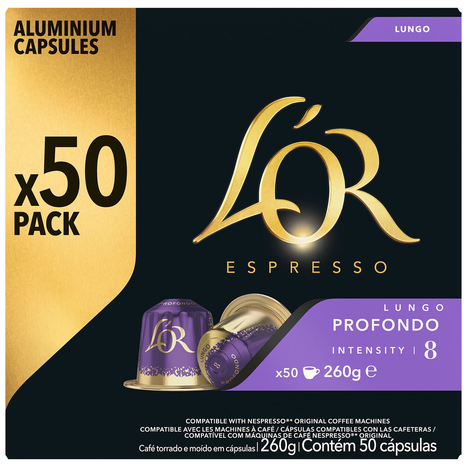 L’OR Κάψουλες Espresso Lungo Profondo 50 τεμ.