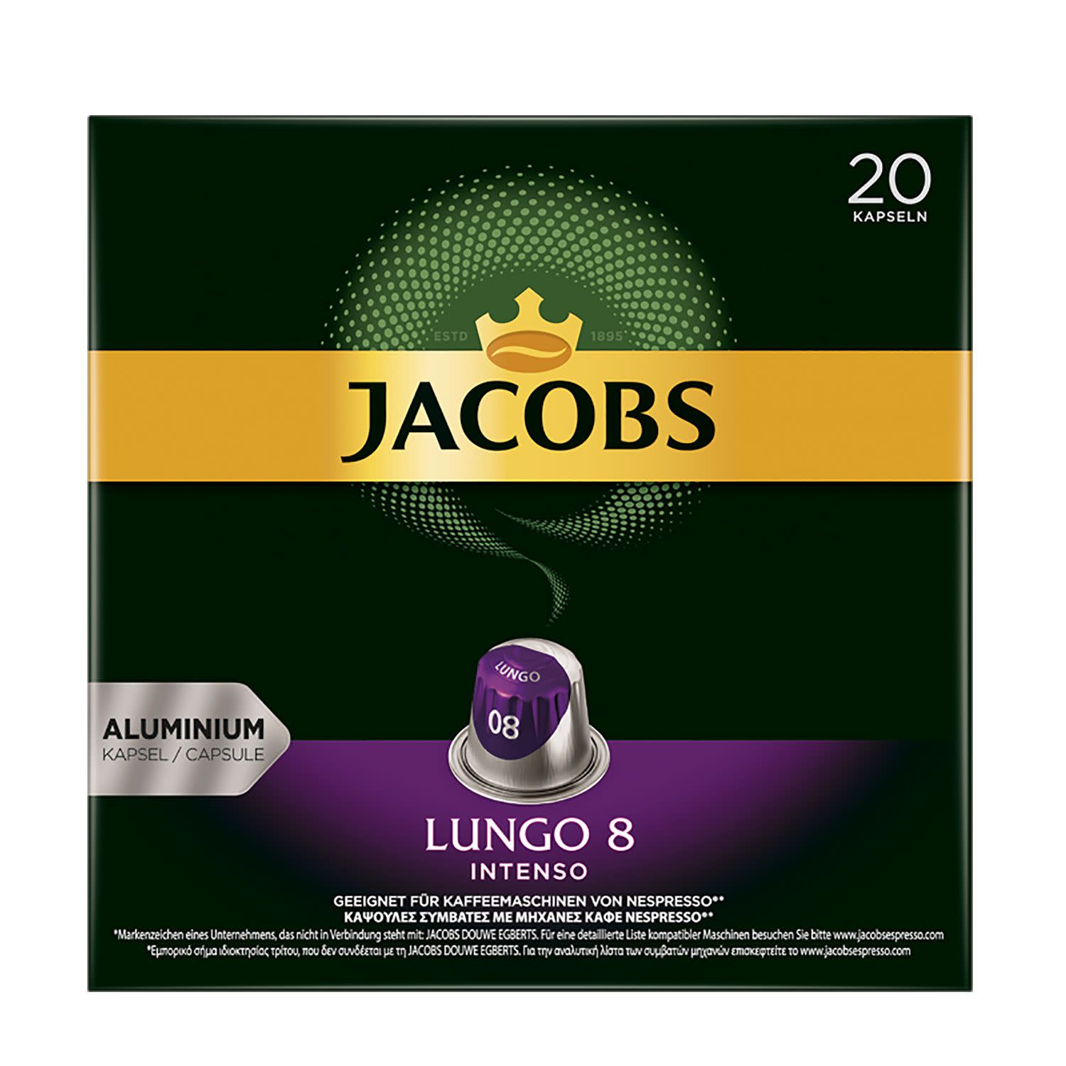 JACOBS Κάψουλες Lungo 20 τεμ.