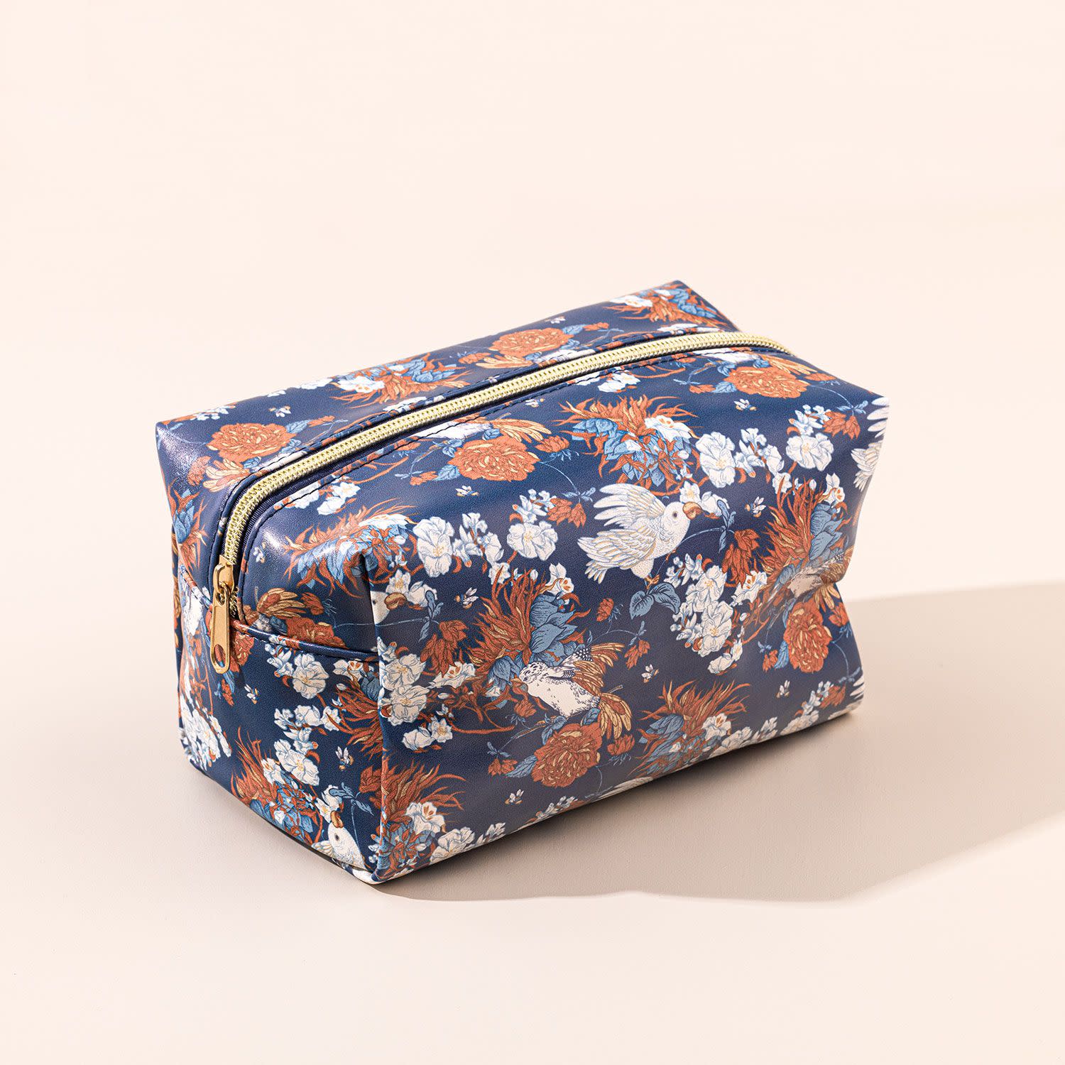 Sentio Τσαντάκι με Μπλε Λουλούδια