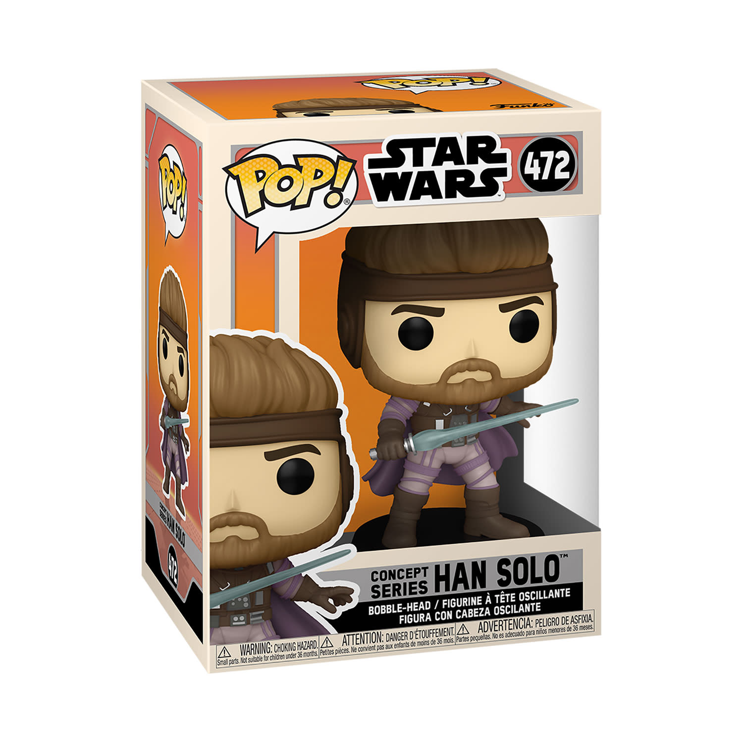 Εικόνα 1 του Φιγούρα Funko Pop! Disney: Star Wars Concept Series - Han Solo #472 Bobble-Head