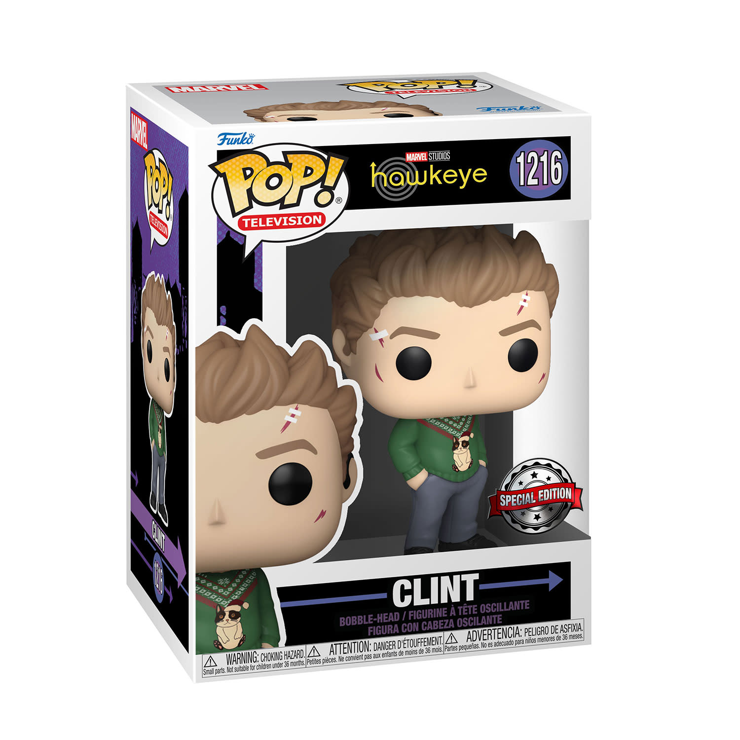 Εικόνα 1 του Φιγούρα Funko Pop! Marvel: Hawkeye - Clint Barton (Special Edition) #1216 Bobble-Head