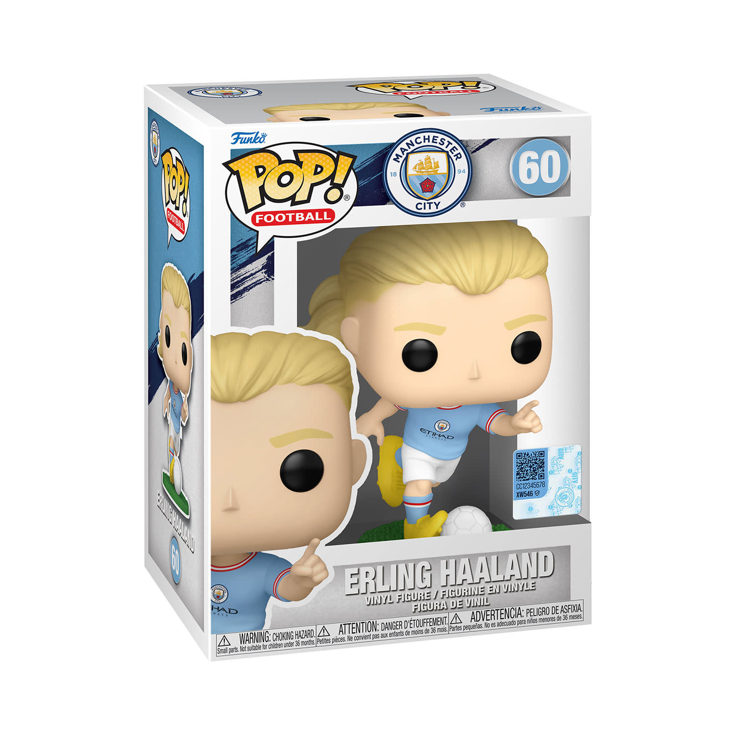 Κάνε κλικ για να δεις την εικόνα 1 του Φιγούρα Funko Pop! Football: Manchester City - Erling Haaland #60