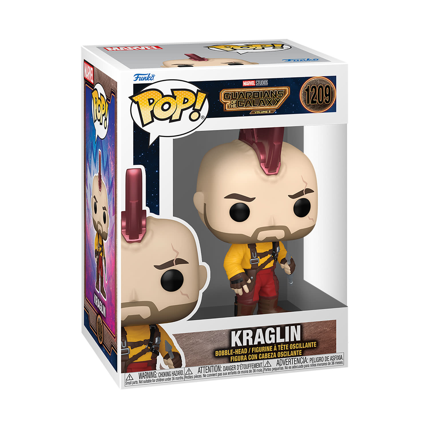 Κάνε κλικ για να δεις την εικόνα 1 του Φιγούρα Funko Pop! Marvel: Guardians of The Galaxy Vol.3 - Kraglin #1209 Bobble-Head