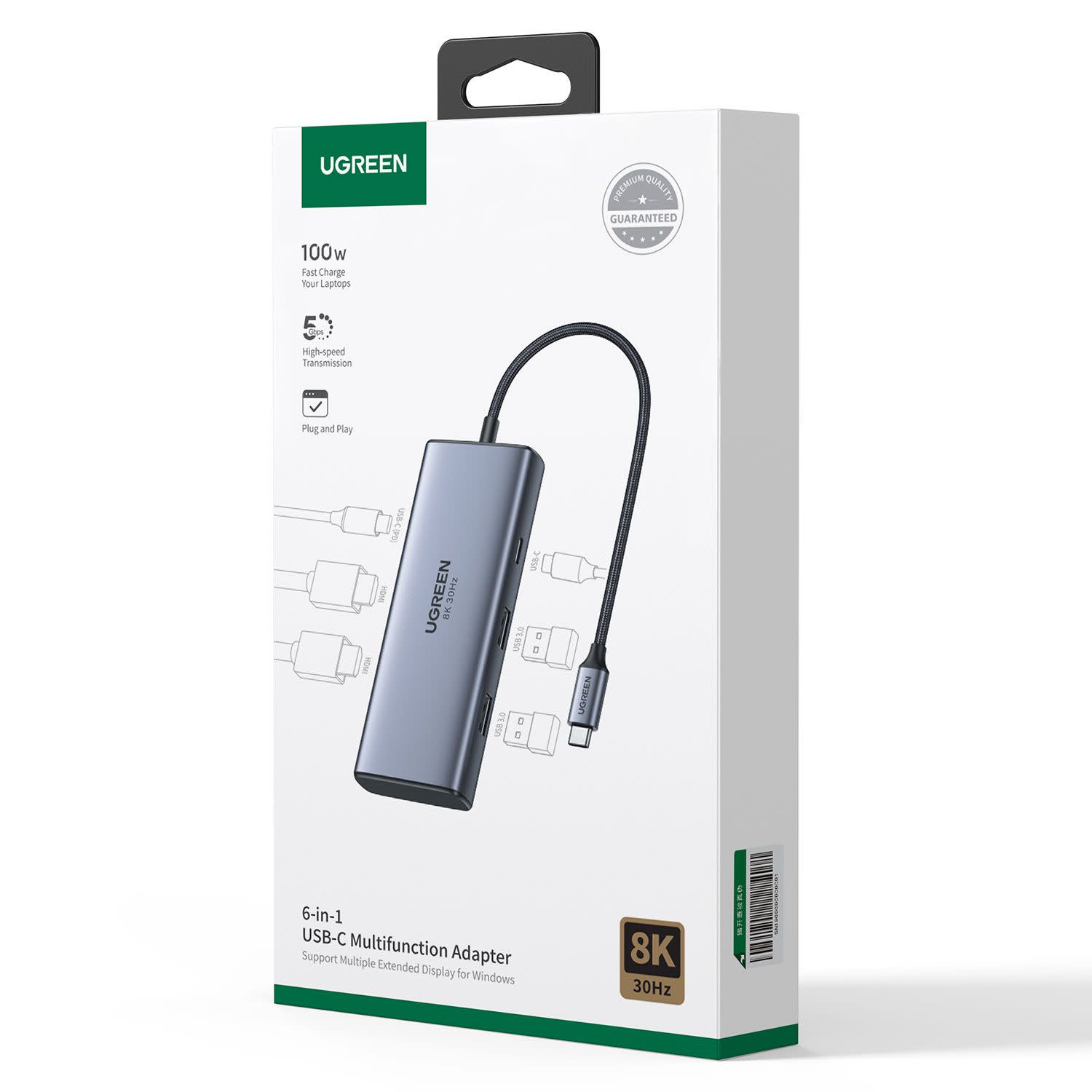 Εικόνα 3 του Ugreen Multi Function Type-C 6in1 15852