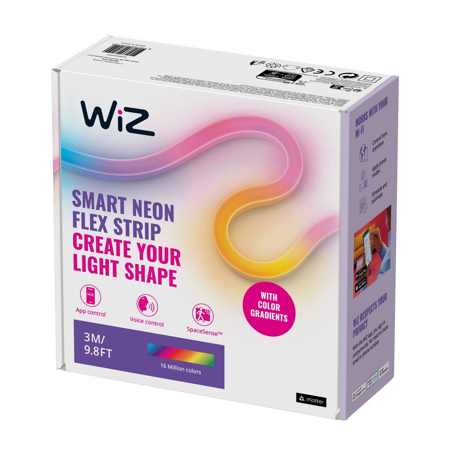 Εικόνα 3 του Wiz Smart Neon Flex Strip 3m Kit