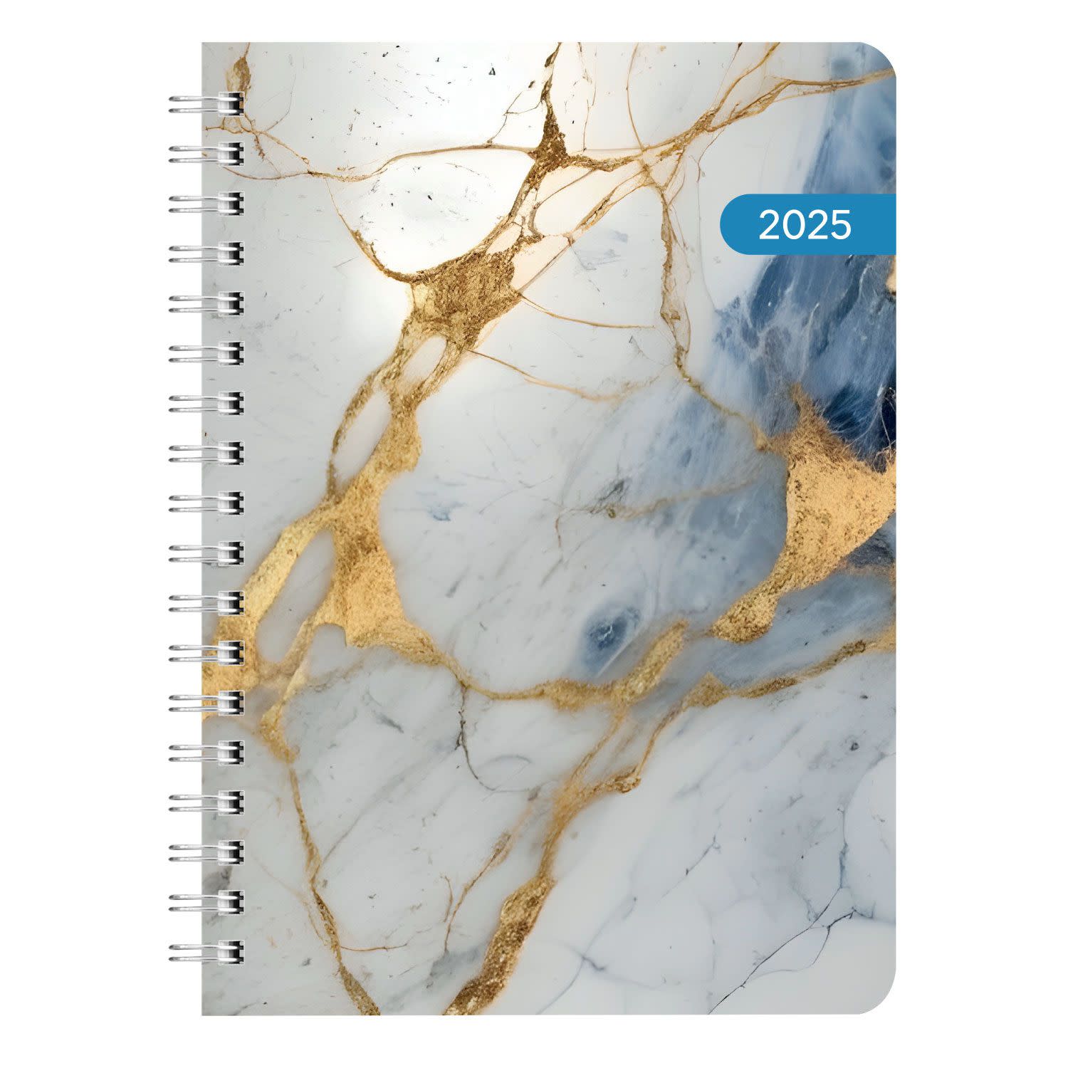 Κάνε κλικ για να δεις την εικόνα 1 του Sentio 2025 Ημερολόγιο Ημερήσιο Σπιράλ 14x21 Aquamarine