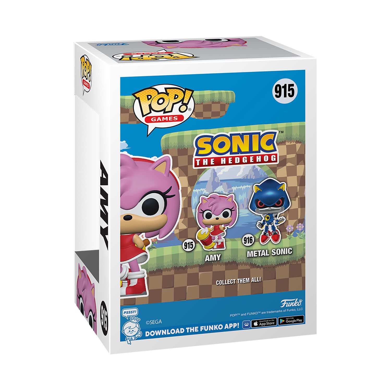 Εικόνα 3 του Φιγούρα Funko Pop! Games: Sonic The Hedgehog - Amy Rose #915